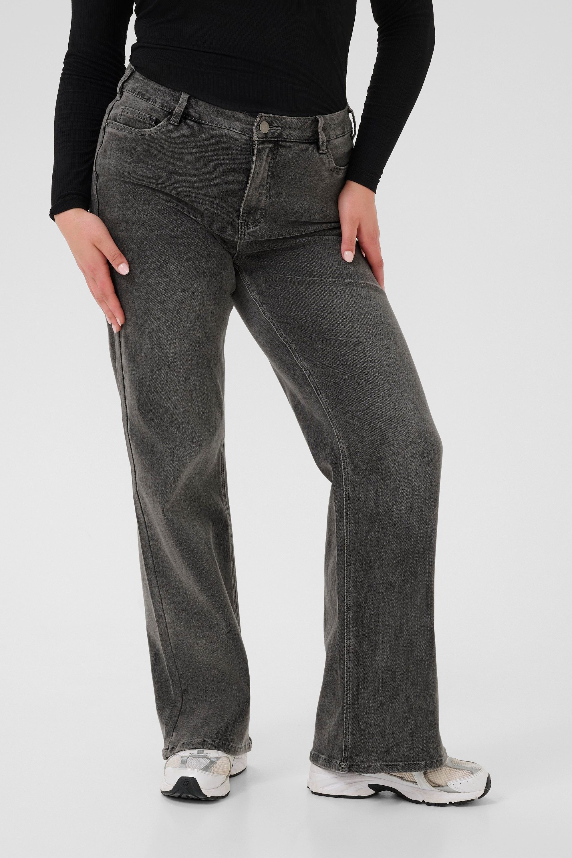 KAFFE Curve Regular-fit-Jeans Jeans KCsina Große Größen