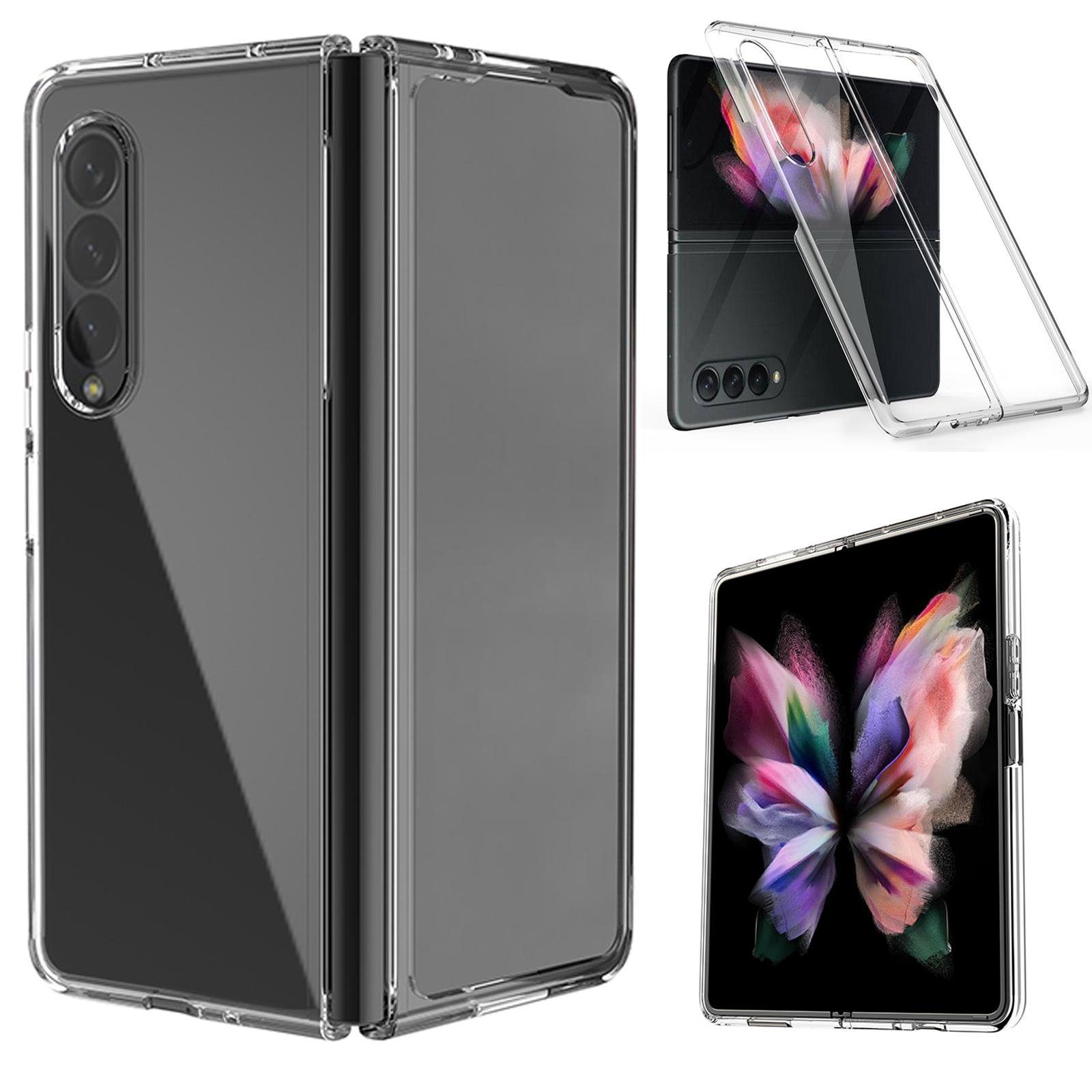 Numerva Handyhülle Hülle Shell Case für Samsung Galaxy Z Fold 3, Transparente Hülle Bumper Case Cover