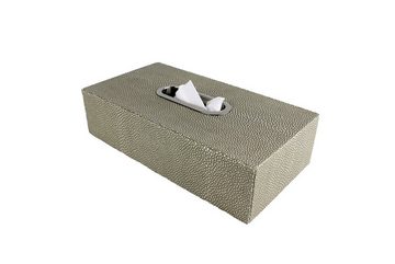 Signature Home Collection Papiertuchbox »Papiertuchbox Rochenhaut Kunstleder für Taschentücher« (1 Stück, 1x Taschentücherbox Kunstleder), beschichtete Oberfläche, abwischbar