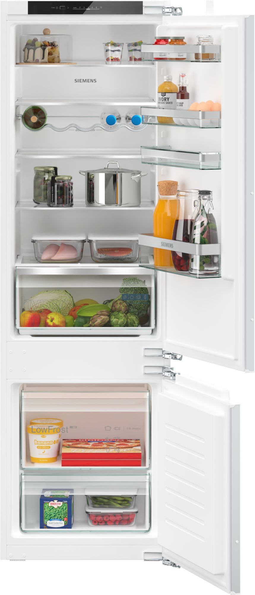 SIEMENS Einbaukühlgefrierkombination iQ300 KI87VVFE1, 177,2 cm hoch