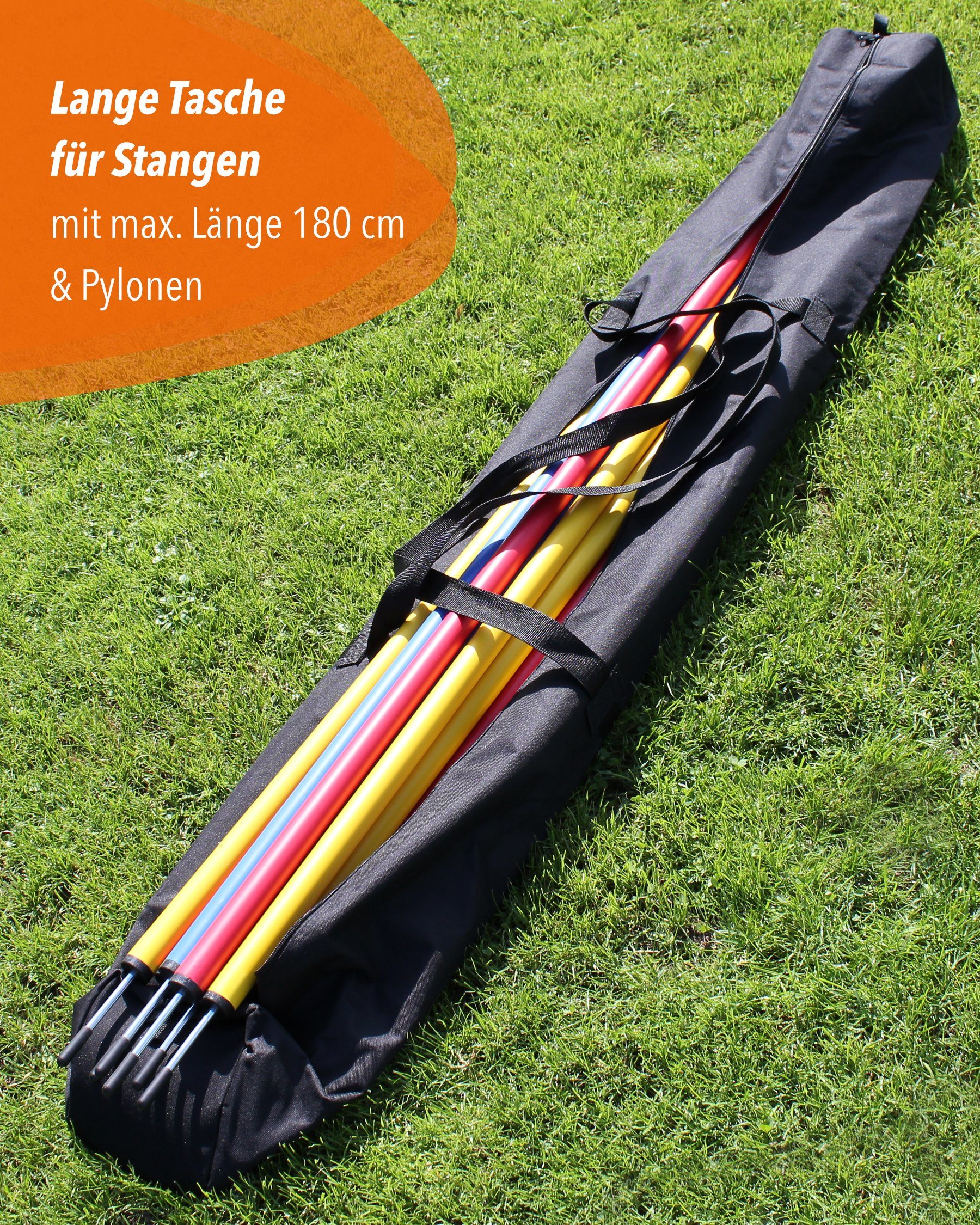 SPORTIKEL24 Sporttasche Tasche für Stangen bis 180 cm Länge (ohne Inhalt)