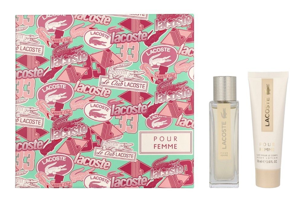 Body de Produktart: Femme Duft-Set Parfum Pour 50 Lotion 50 Lacoste ml, Geschenkset Lacoste Eau ml +