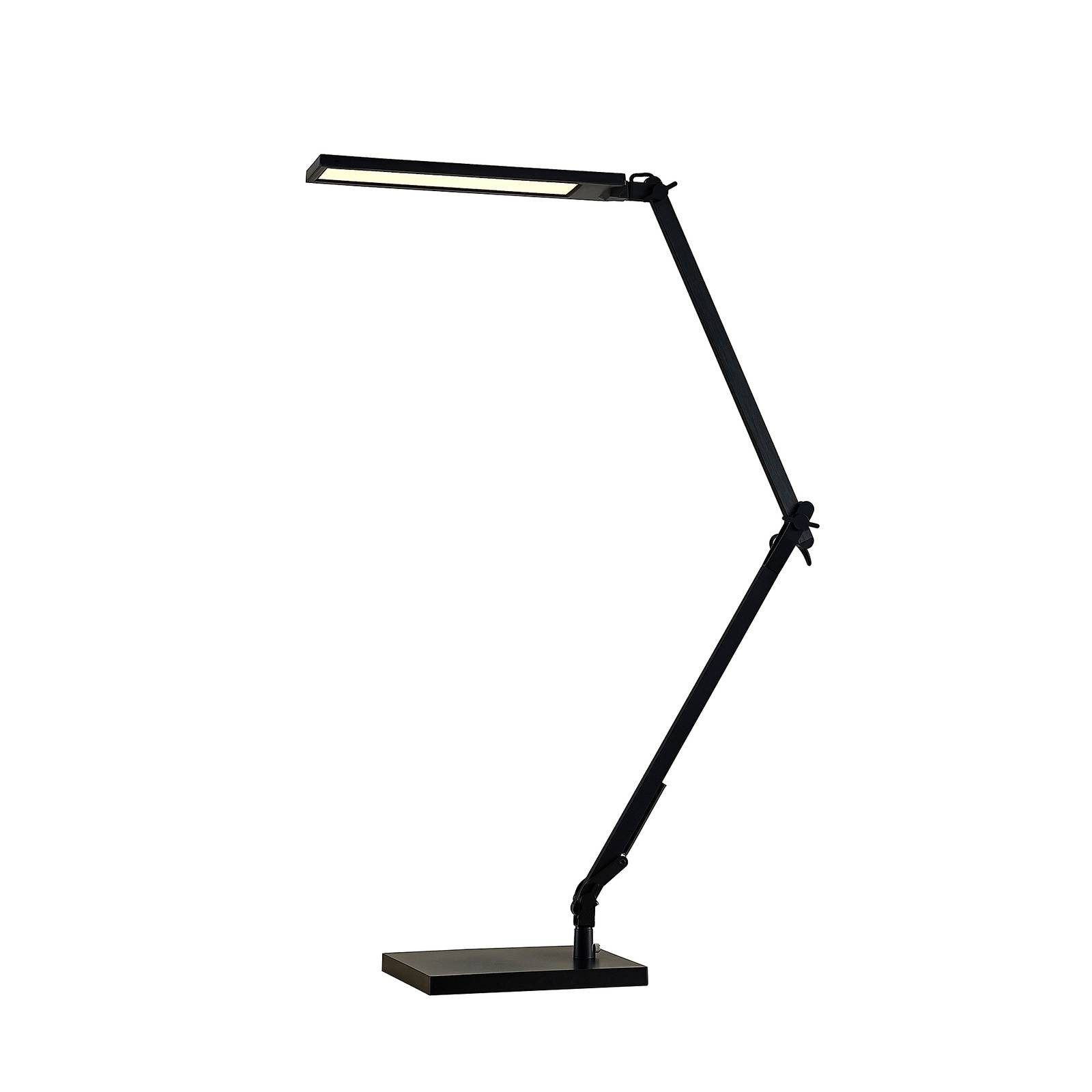 Lindby Schreibtischlampe Antisa, Enthalten, LED 9,6 W gesamt, Farbwechsel warmweiß / tageslicht