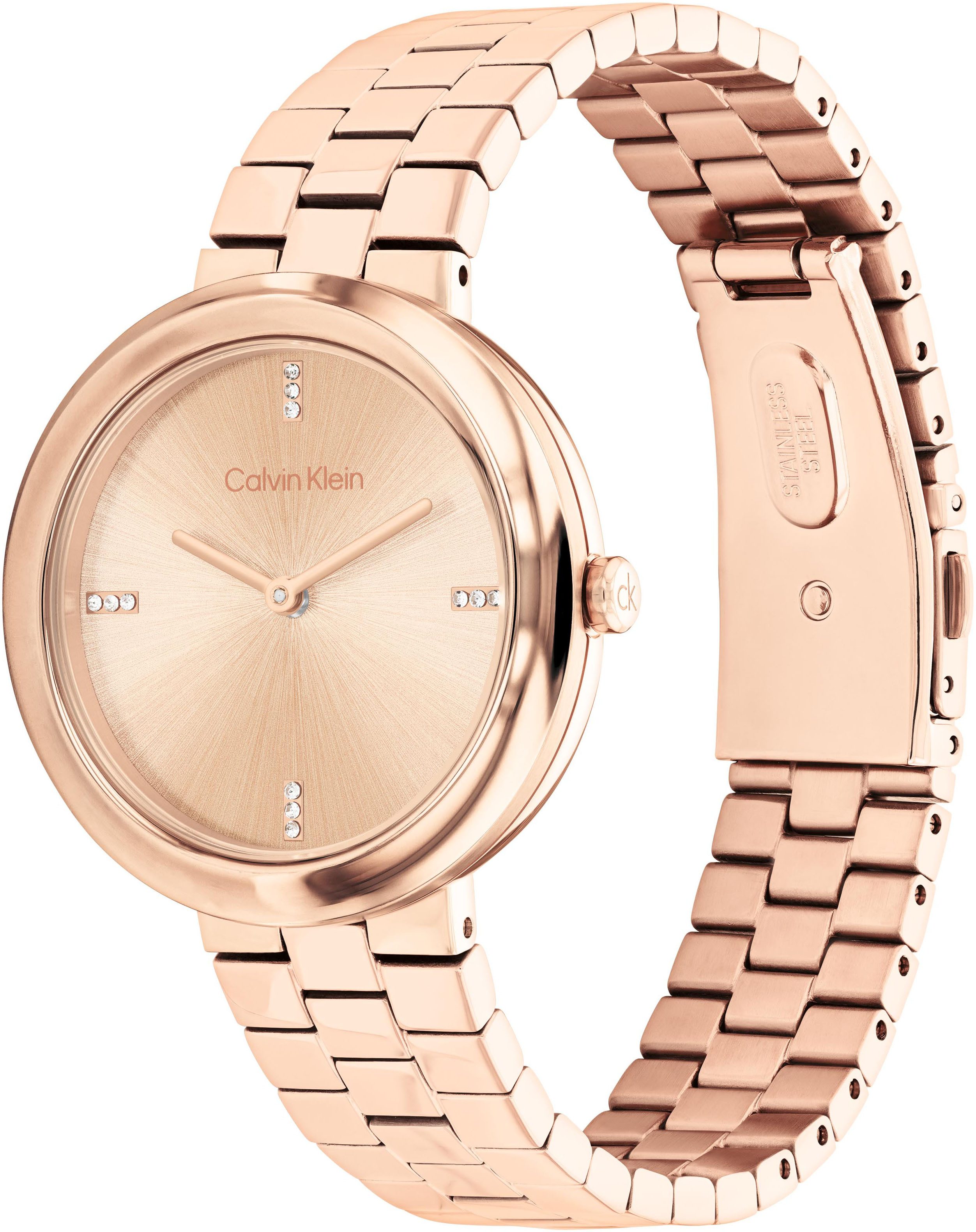 Calvin Klein Quarzuhr Twisted Bezel 25100095, günstig online kaufen