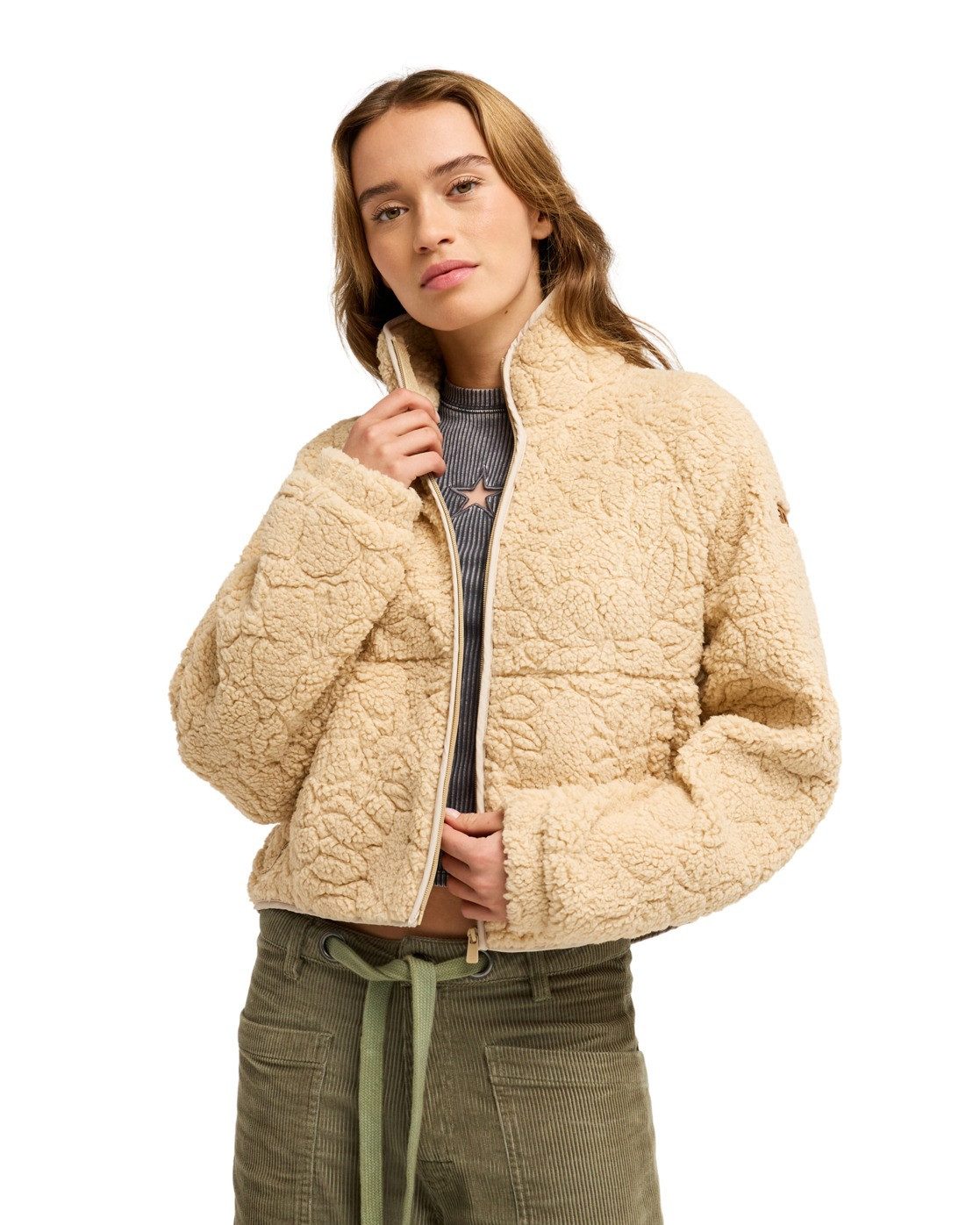 Roxy Fleecepullover Blurry Cloud