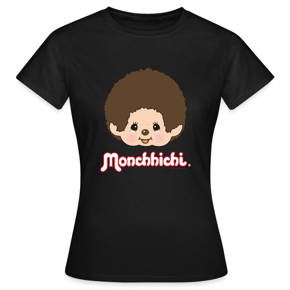 Spreadshirt T-Shirt Monchhichi Portrait Gesicht Frauen günstig online kaufen