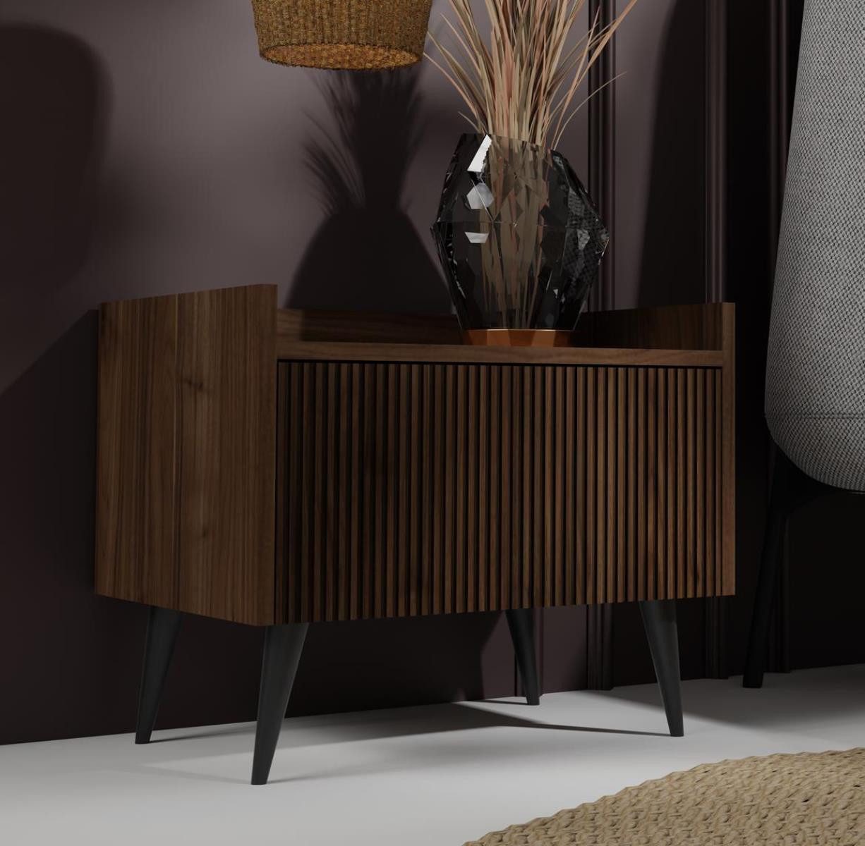 Compleo Nachttisch mit Schublade MODE, Nachtschrank, Elegant Design günstig online kaufen