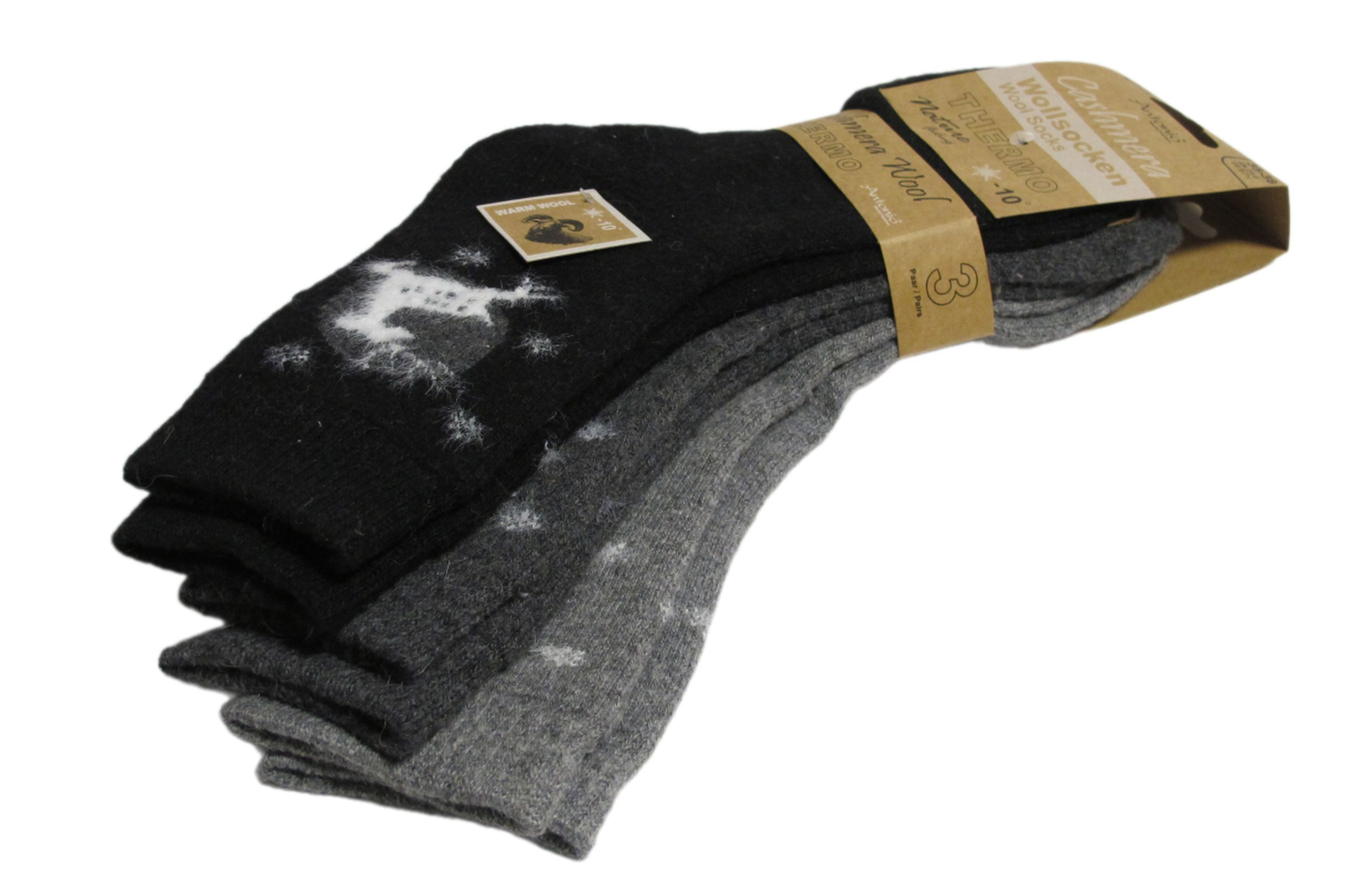 Antonio Thermosocken 3 Paar Wollsocken Socken günstig online kaufen