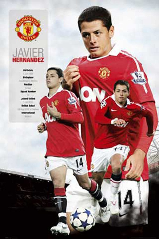 Poster Fußball - Poster - Hernandez, Manchester