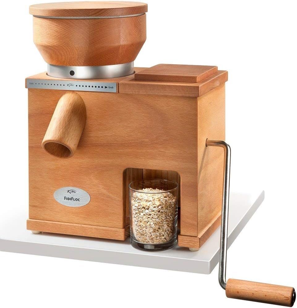 KoMo Getreidemühle FidiFloc 21 elektrisch und manuell