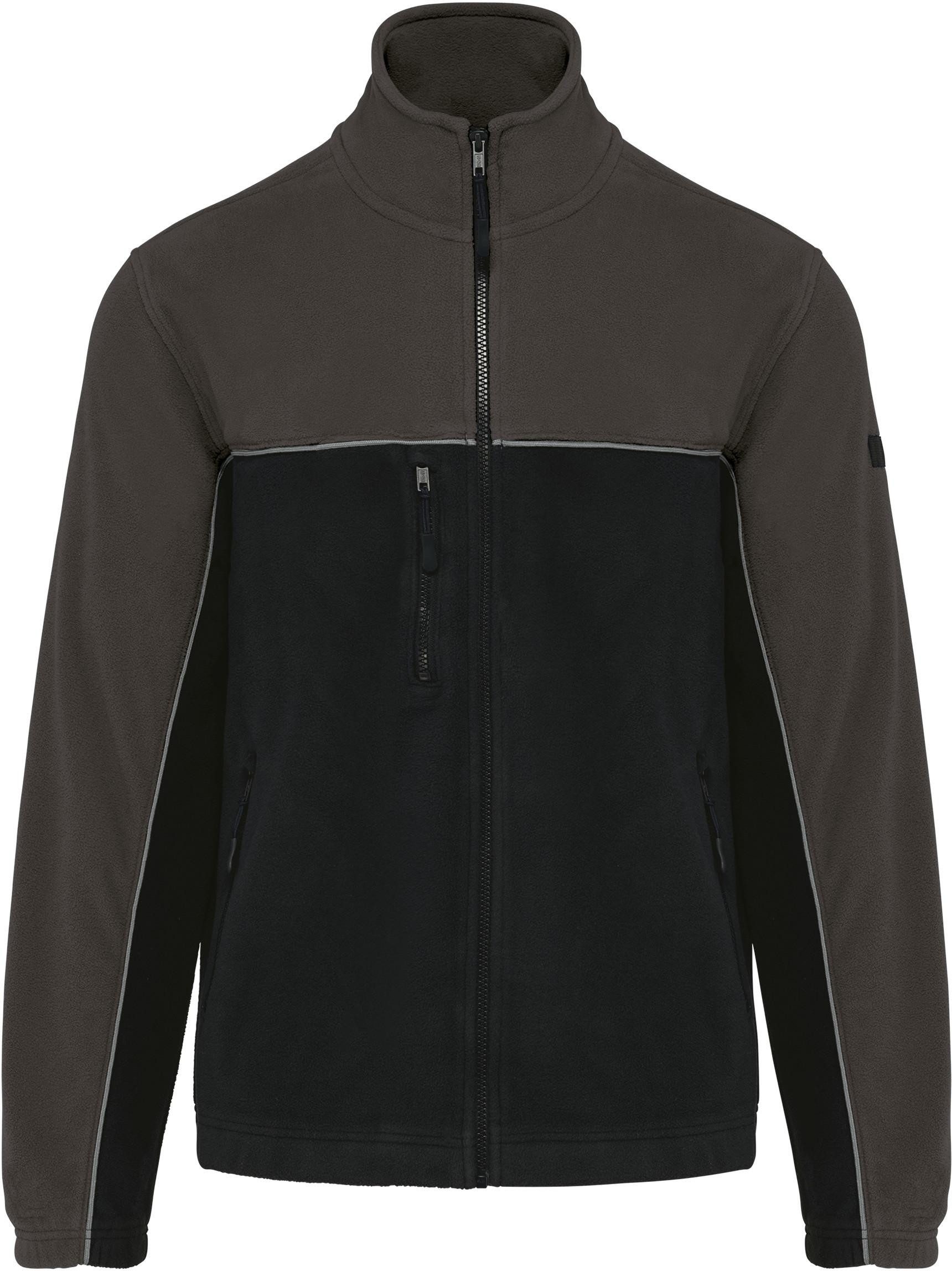 Arbeitsjacke Zweifarbige, umweltfreundliche Unisex-Fleecejacke