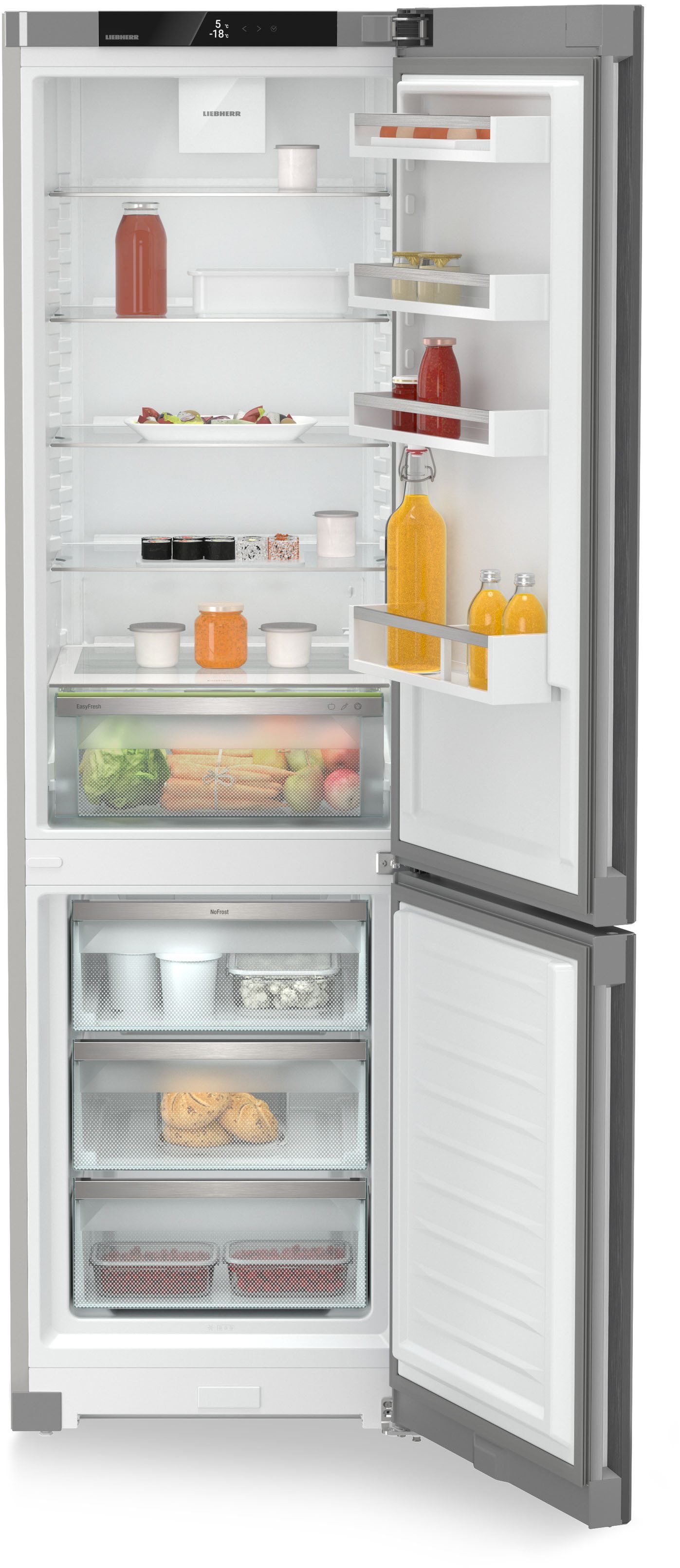 Liebherr Kühl-/Gefrierkombination Pure KGNsf 57Vb03_091866351, 201,5 cm hoch, 59,7 cm breit, 10 Jahre Herstellergarantie inkl.