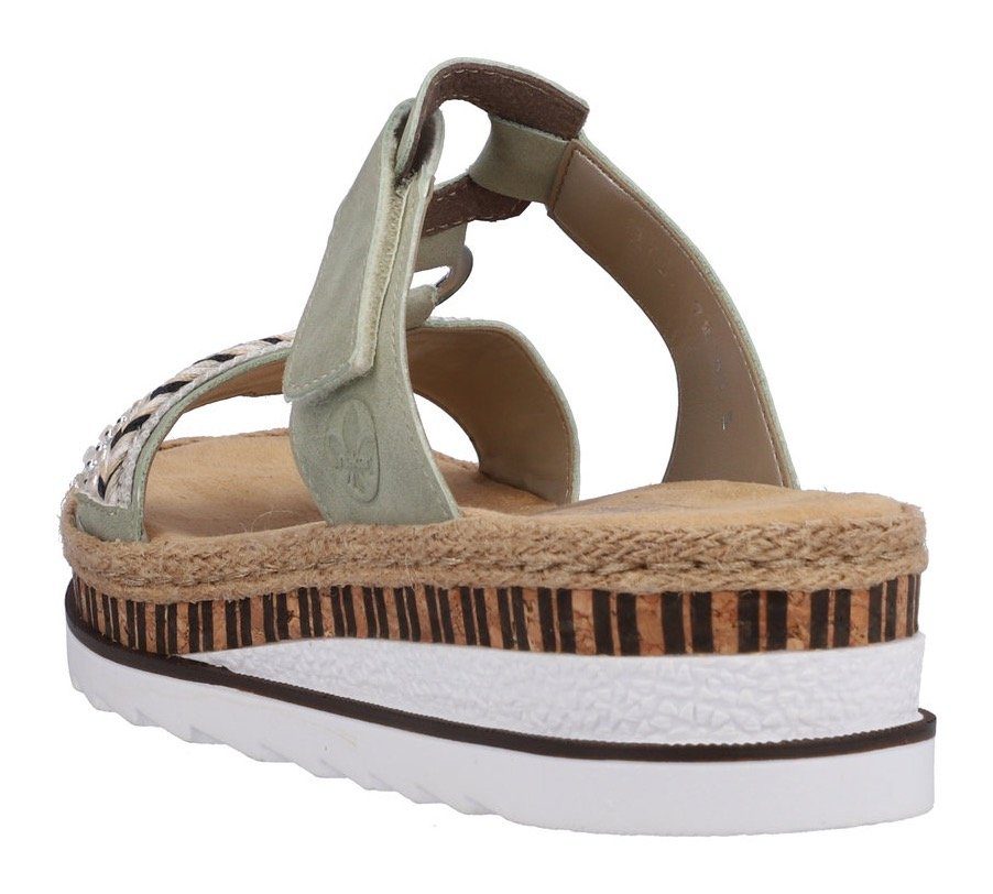 Rieker Pantolette, Keilabsatz, Sommerschuh, Schlappen mit günstig online kaufen