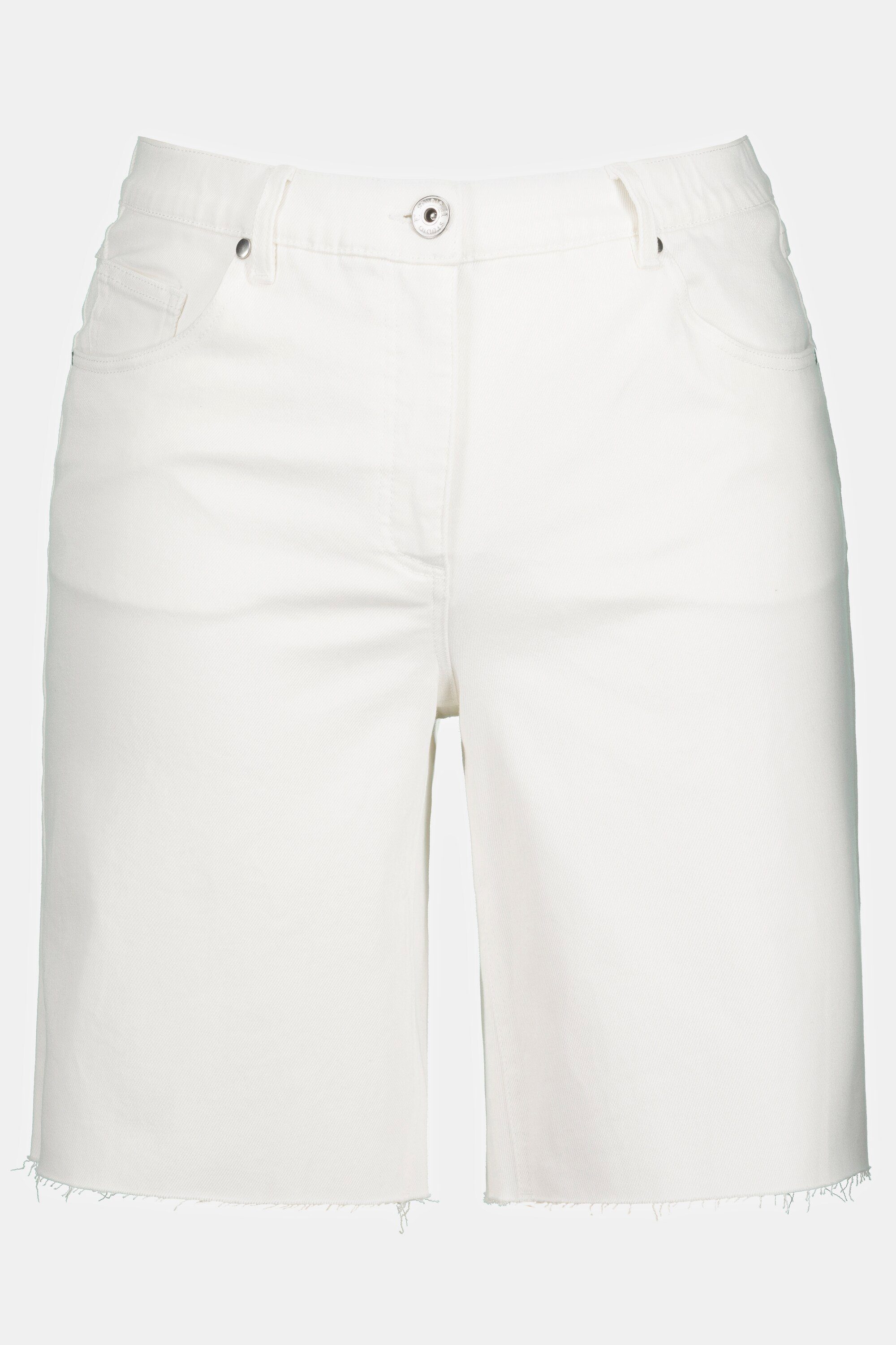 Waist Jeans-Shorts High Jeansshorts offwhite 5-Pocket Studio Untold