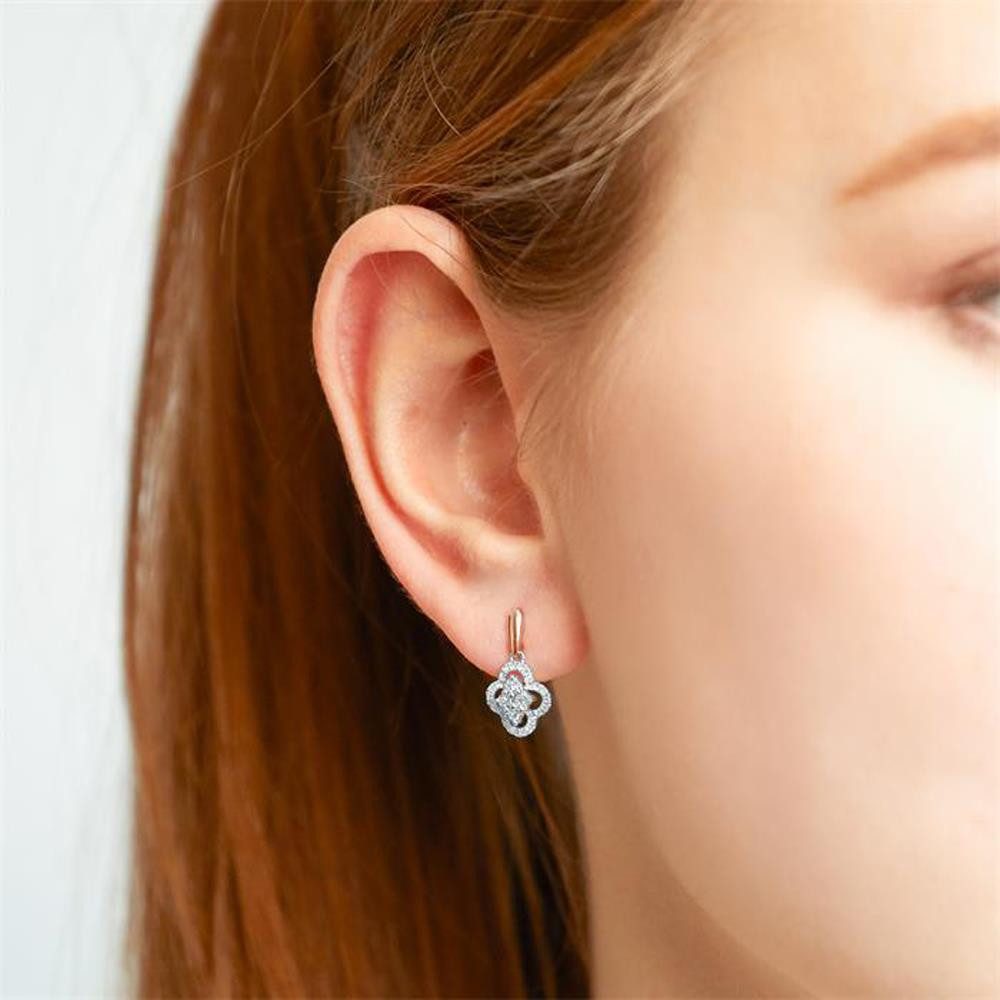 Unique Paar Ohrstecker Diamantohrschmuck...