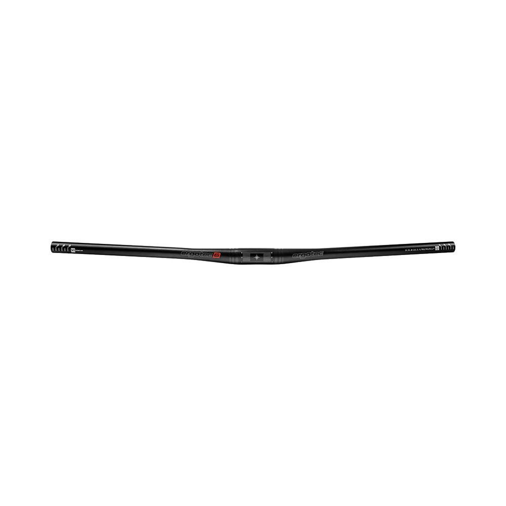 Ergotec Fahrradlenker ergotec Lenkerbügel Flat Bar Ø 318 mm AL6061 schwarz matt, Level 3