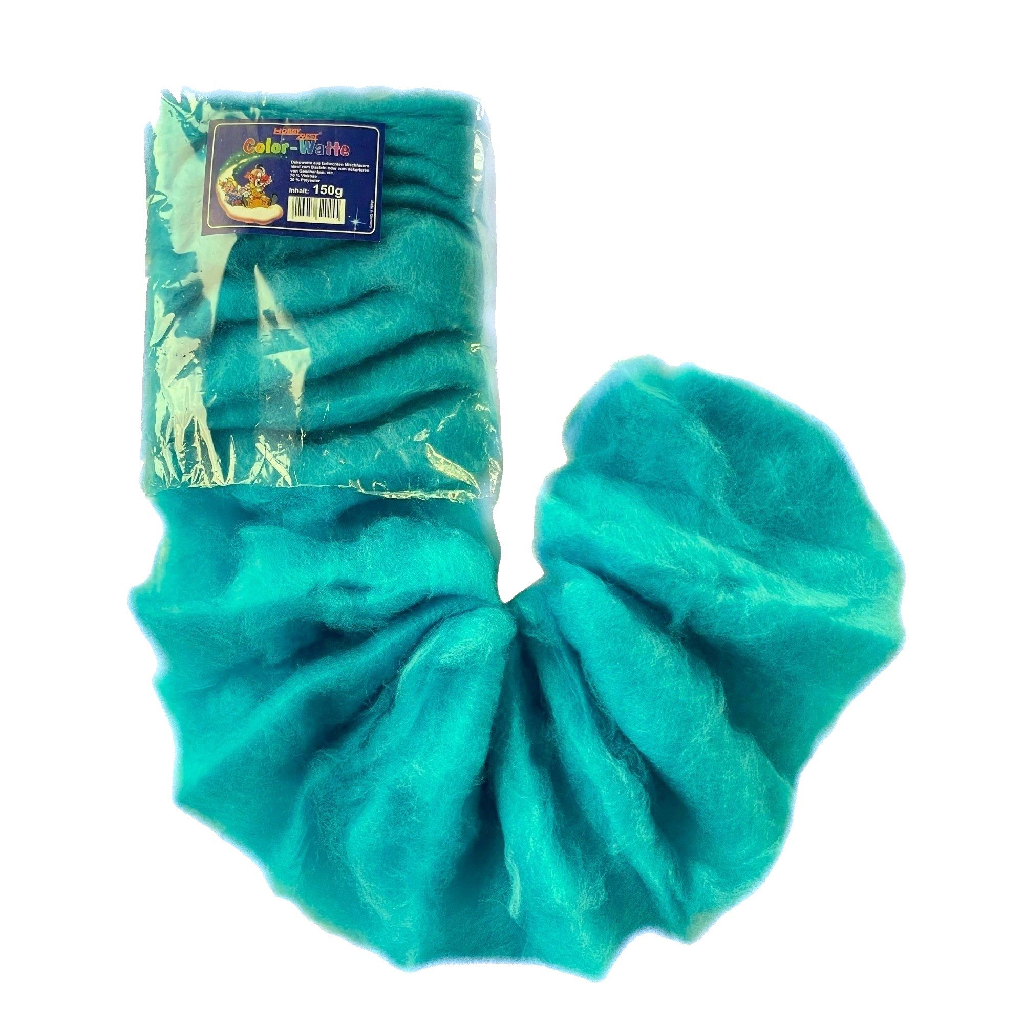 Erwin Hennecken GmbH Ремесленный войлок COLOR-WATTE, Farbwatte, farbige, bunte Dekowatte. 150g.