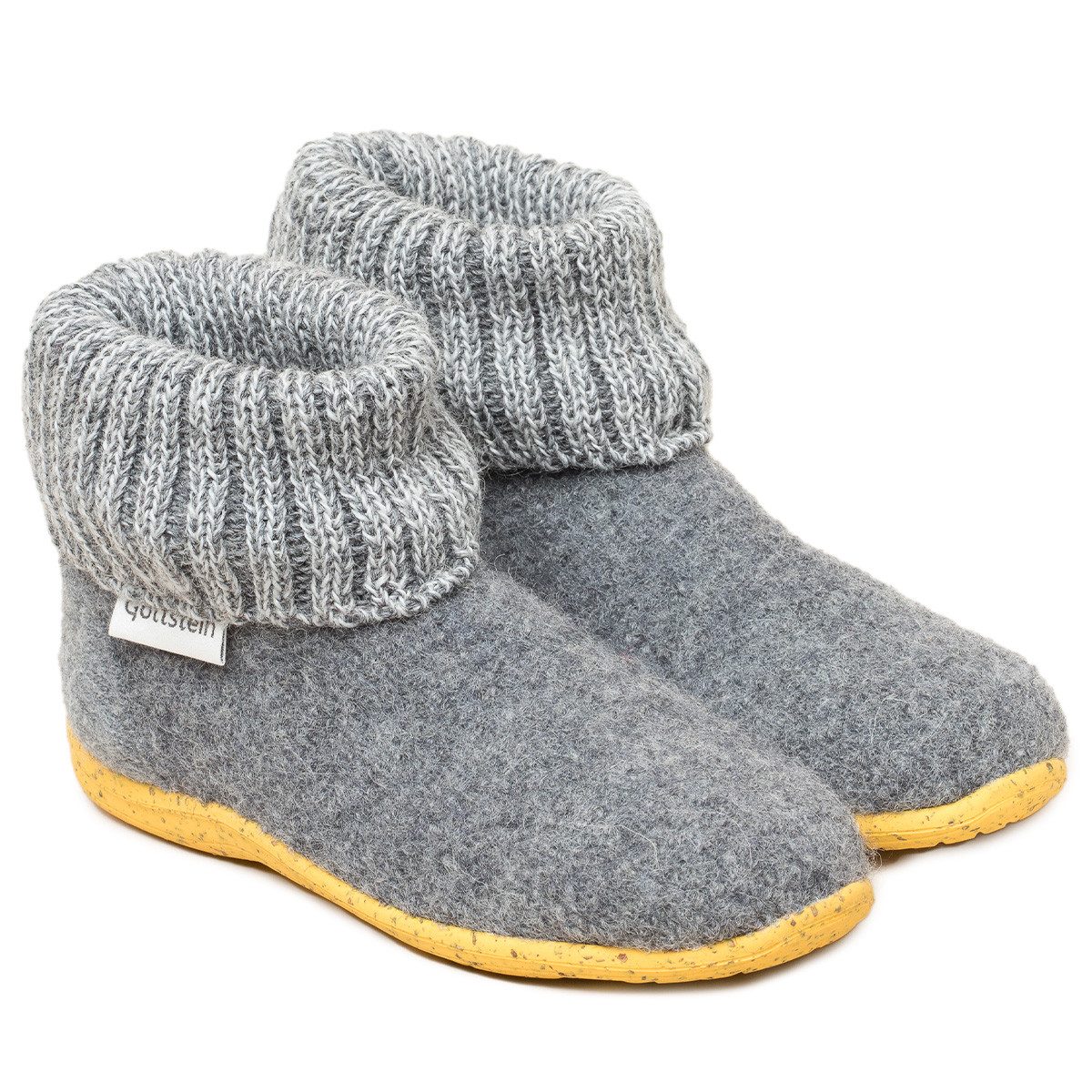 Gottstein Alpine Boot RU Hüttenschuhe (1-tlg) Hüttenschuh - Hausschuh mit optimaler Passform, Wasserfeste Sohle