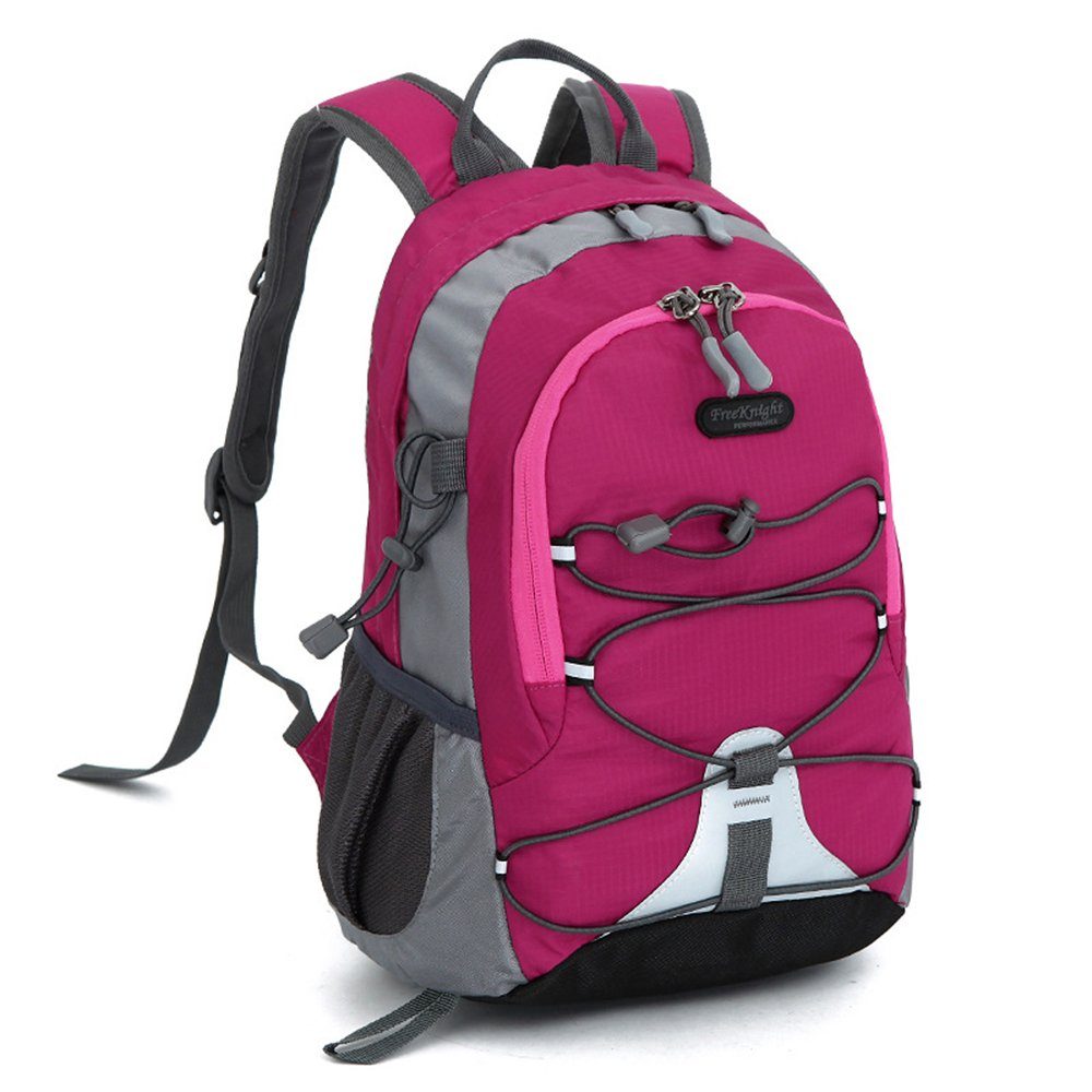 GelldG Rucksack Kleine Größe wasserdicht Kinder Sport Rucksack, für Mädchen Jungen rosa