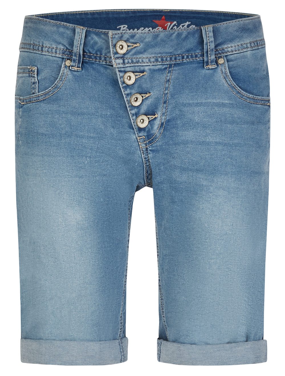Buena Vista Stretch-Jeans BUENA VISTA MALIBU SHORT charming blue 2405 B5025 102.8565 - Cozy