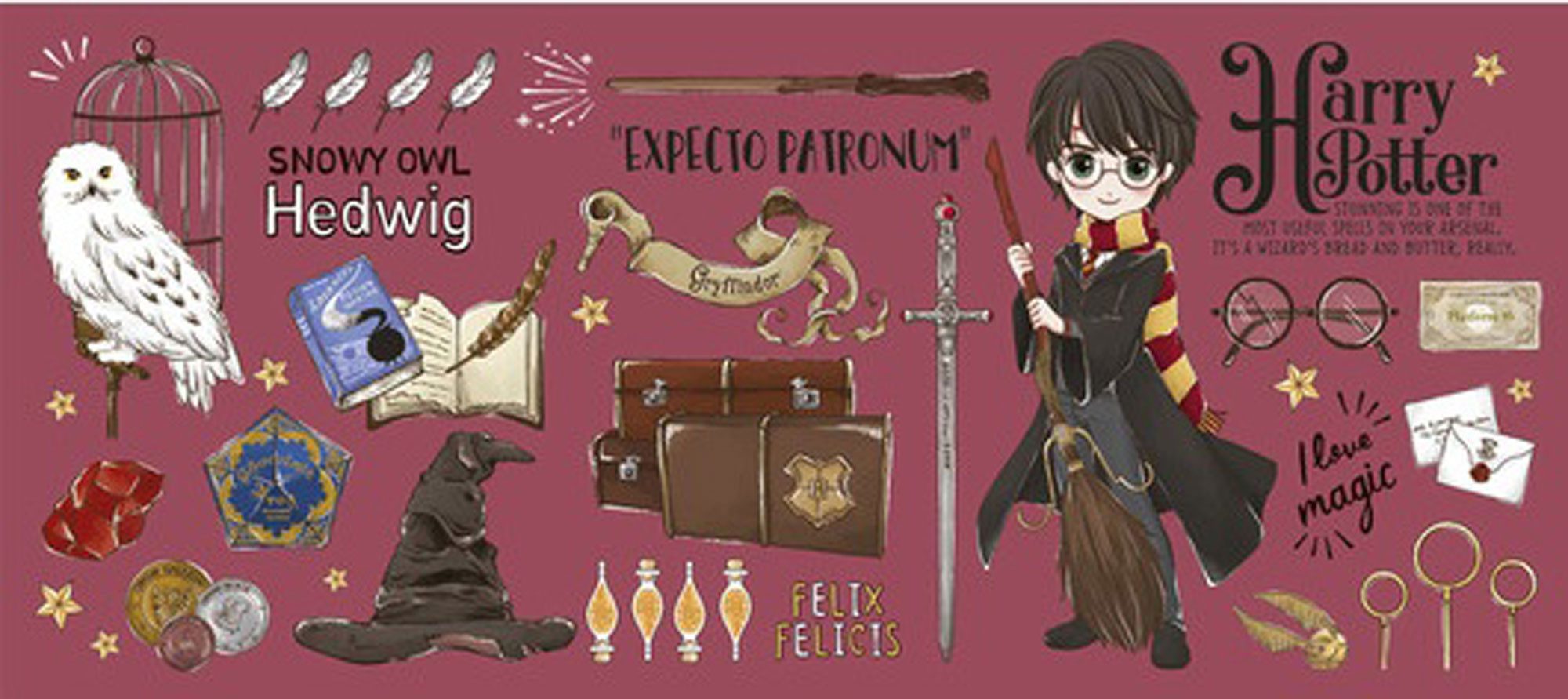 Mauspad Harry Potter - Schreibtischunterlage - Gaming Mousepad