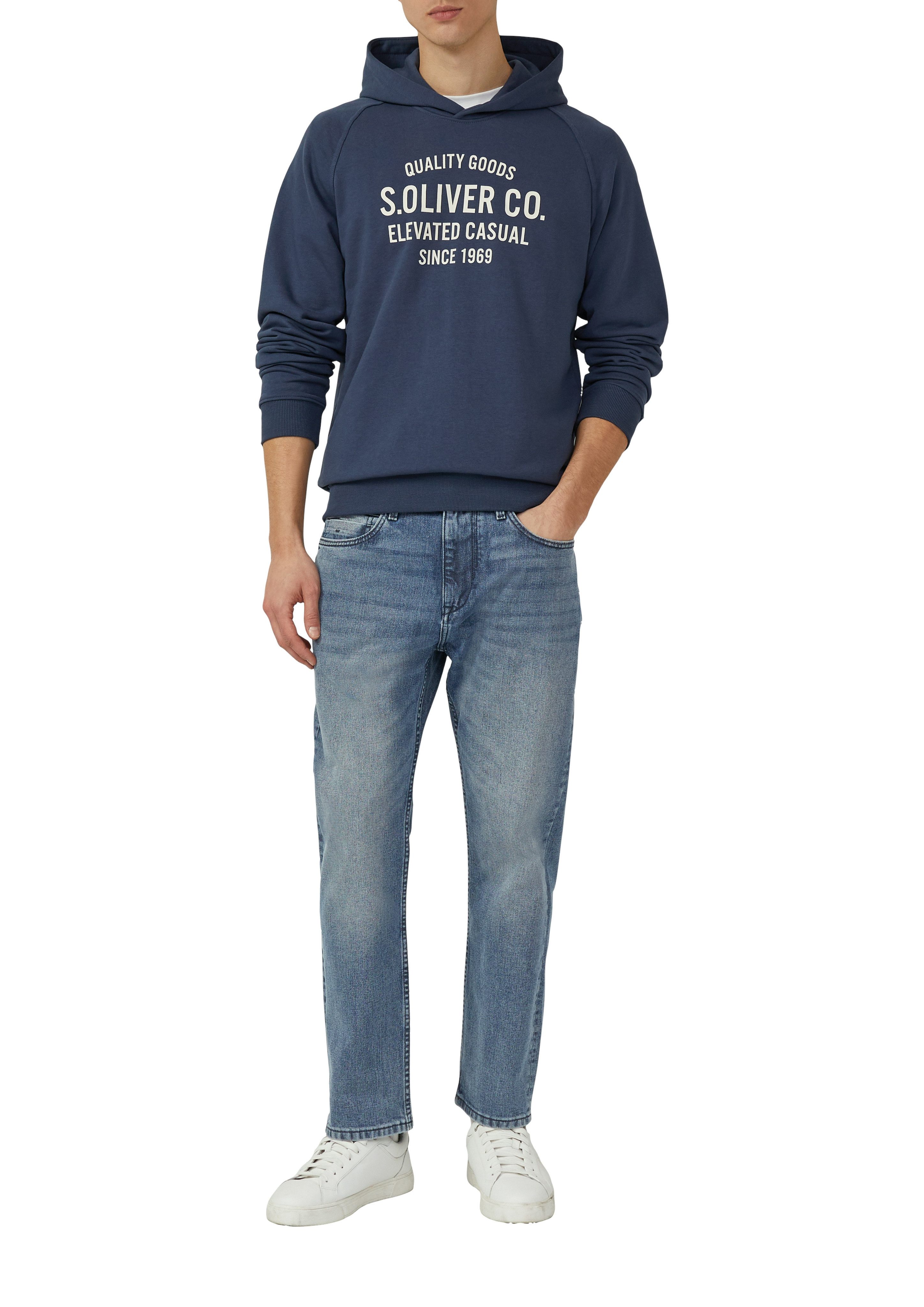 s.Oliver Hoodie mit Logo Print