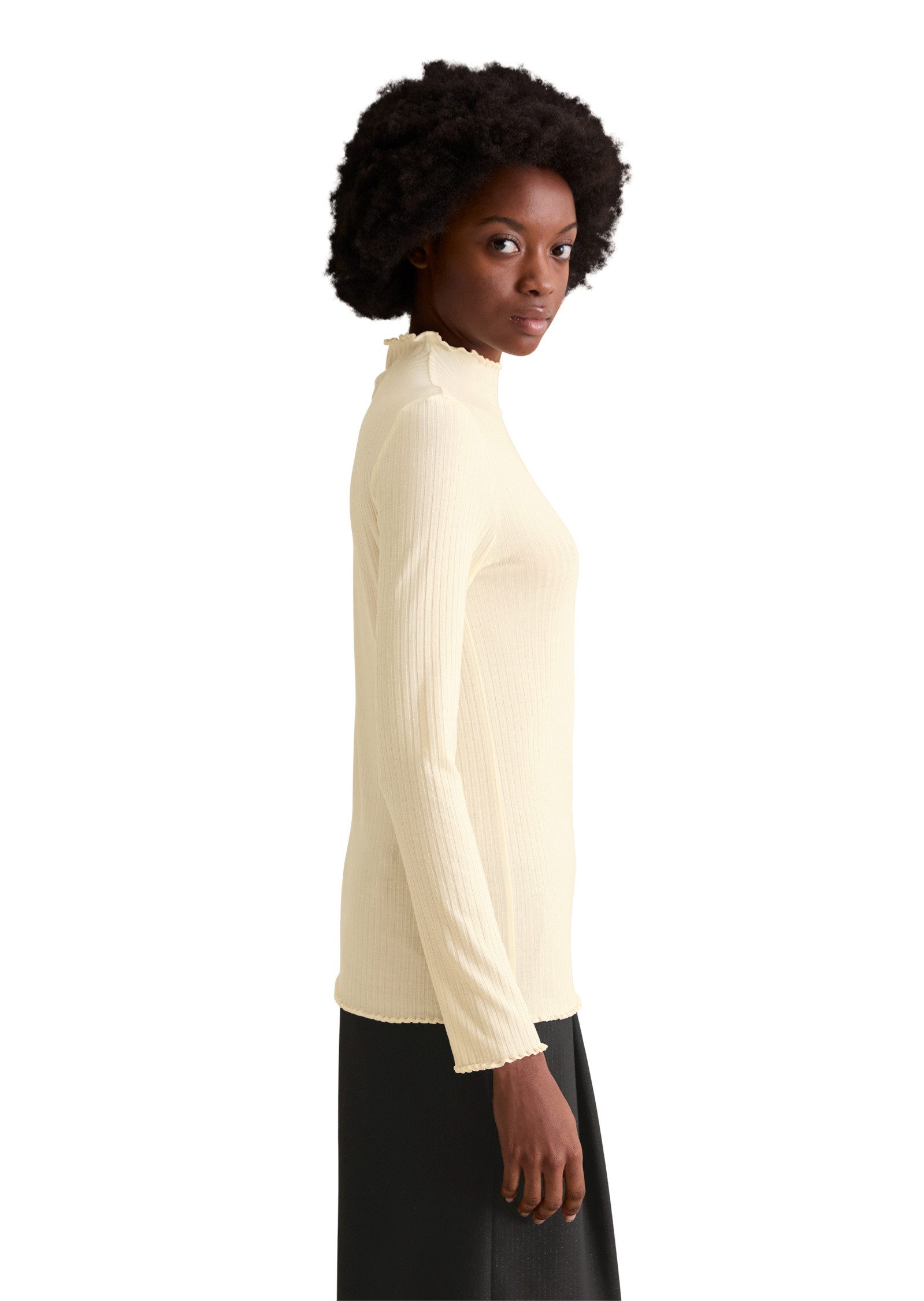 Marc O'Polo DENIM Langarmshirt aus Lyocell-Stretch-Jersey günstig online kaufen