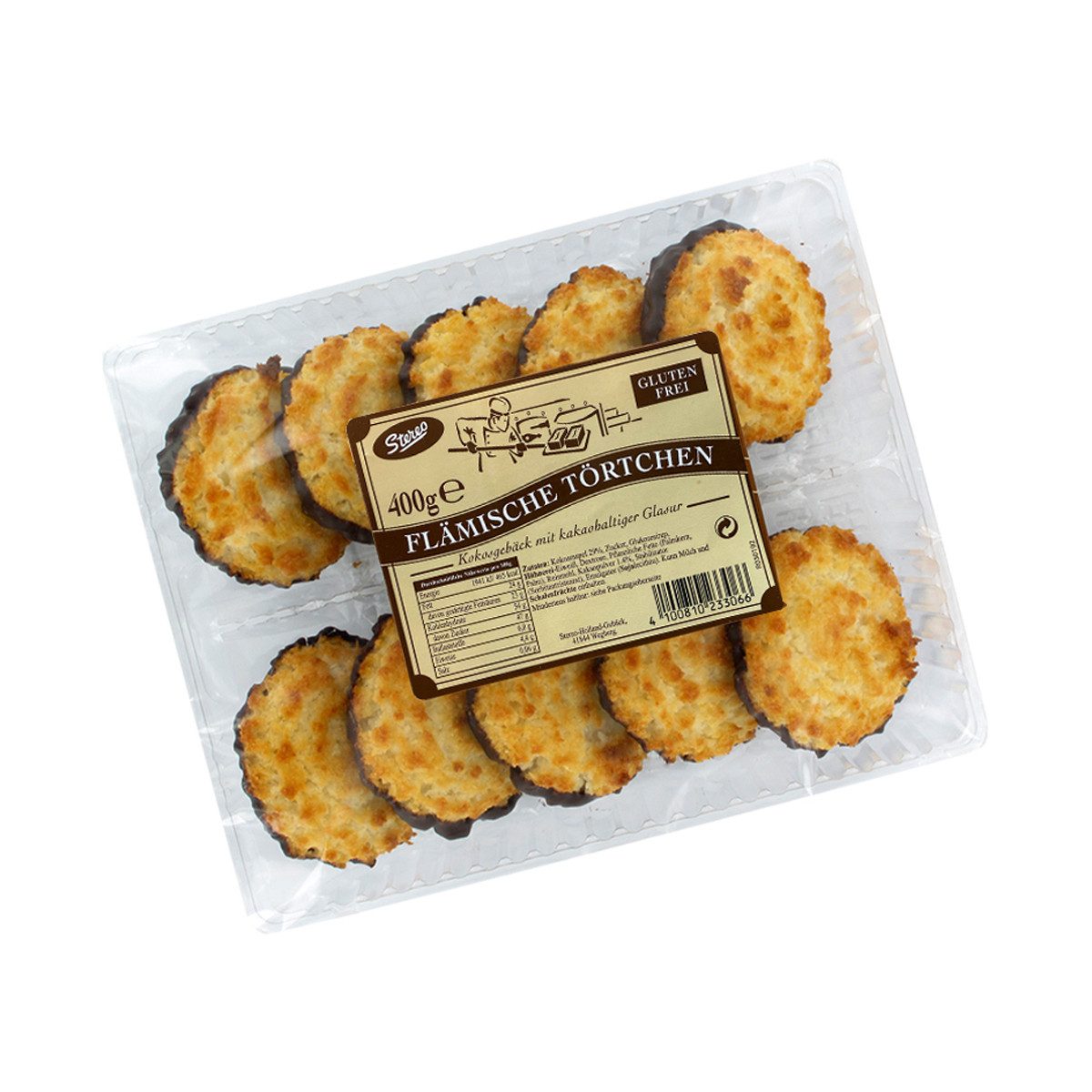 Stereo Kekse, Stereo Flämische Törtchen Kokosgebäck innen saftig weich 400g