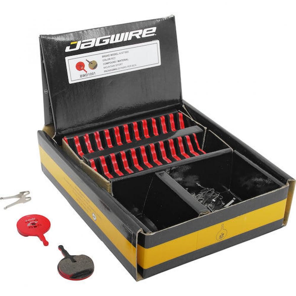 Jagwire Scheibenbremse Jagwire Bremsbeläge Disc Sport Semi-Metallic Werkstattverpackung - 25