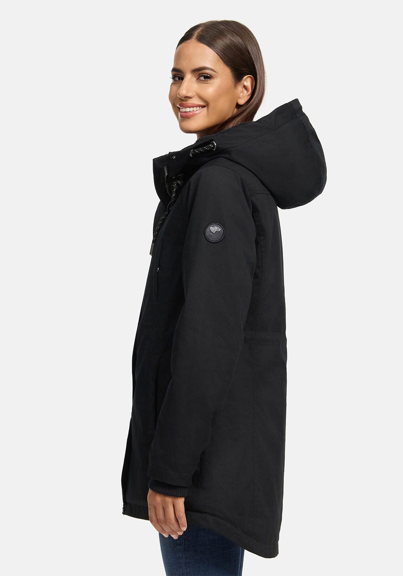 Navahoo Winterjacke Winterfunke Designer Winterjacke mit Teddyfell gefüttert – Bild 3 von 5