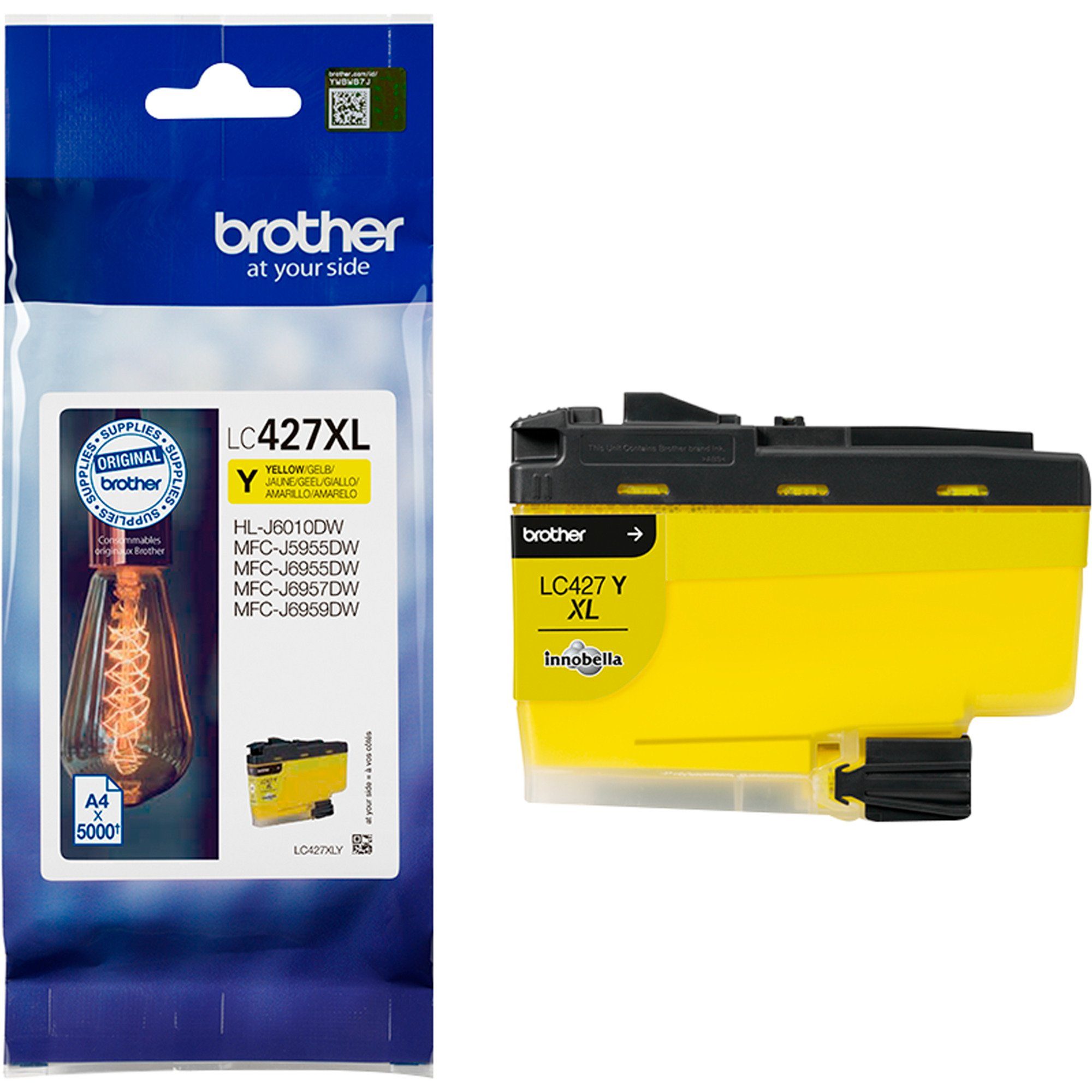 Brother Tinte gelb LC427XLY Tintenpatrone
