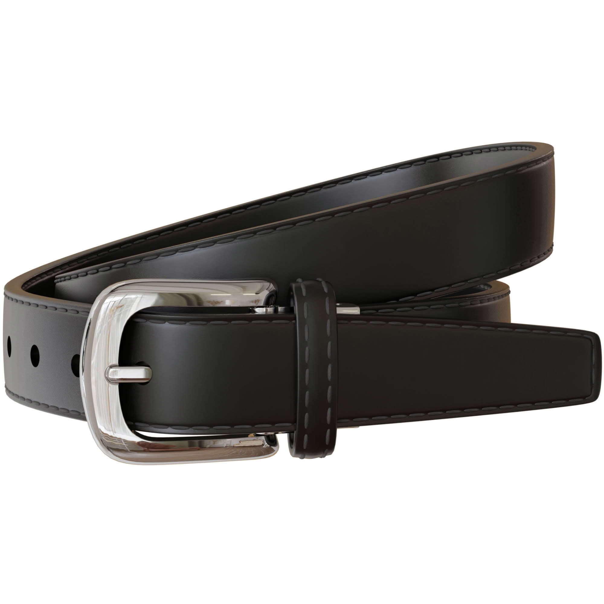 Ledergürtel Damen Spalt Leder Gürtel 30mm Sommer Farben Silberne Schließe 30696