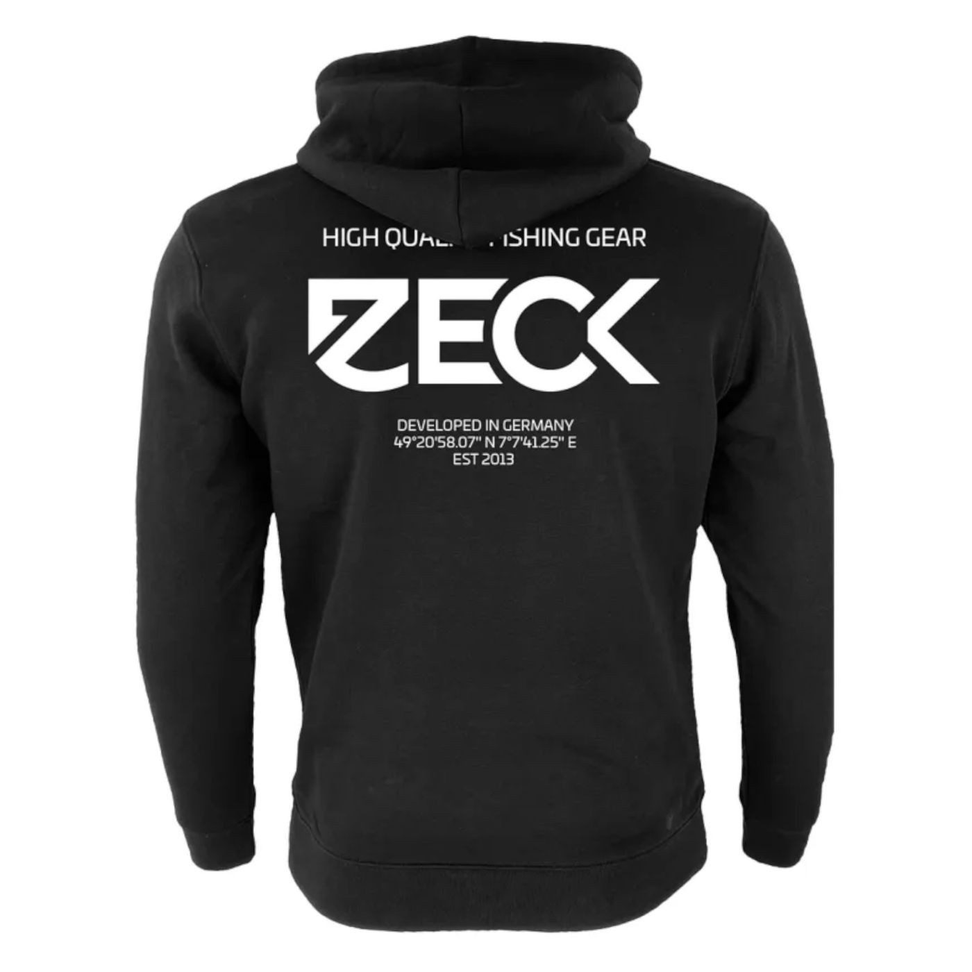 Zeck Fishing Kapuzenpullover Zeck ZECK Black Hoodie - Angelpullover