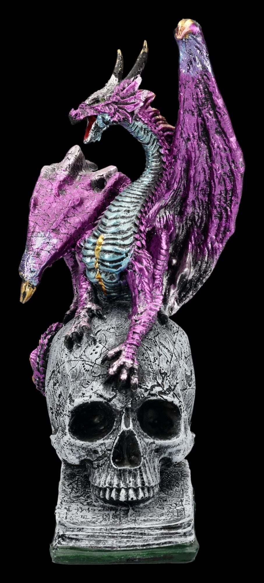 Figuren Shop GmbH Fantasy-Figur Fantasy Drache – Titans Reign Figur Statue Dekofigur 22.5cm Dekoration