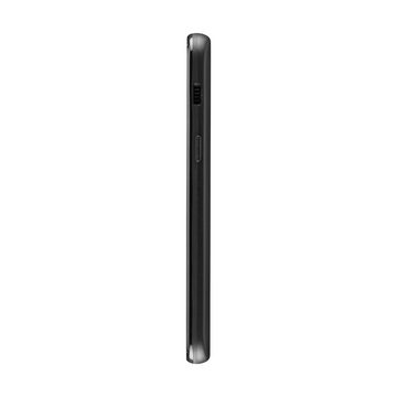 Artwizz Smartphone-Hülle TPU Case Schutzhülle mit matter Rückseite & schwarz-glänzendem Rahmen, Samsung Galaxy A3 (2017)