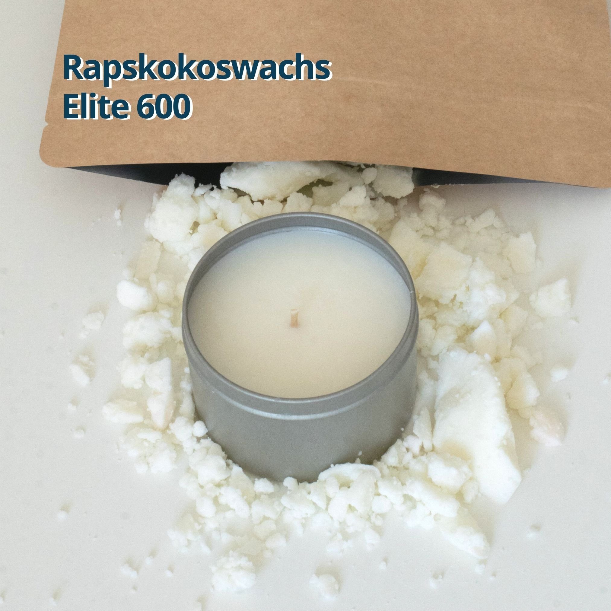 NatureWax® 660-55M Rapswachs & Kokoswachs Mischung 5 Kg – Pflanzlich, Vegan, Für Kerzen