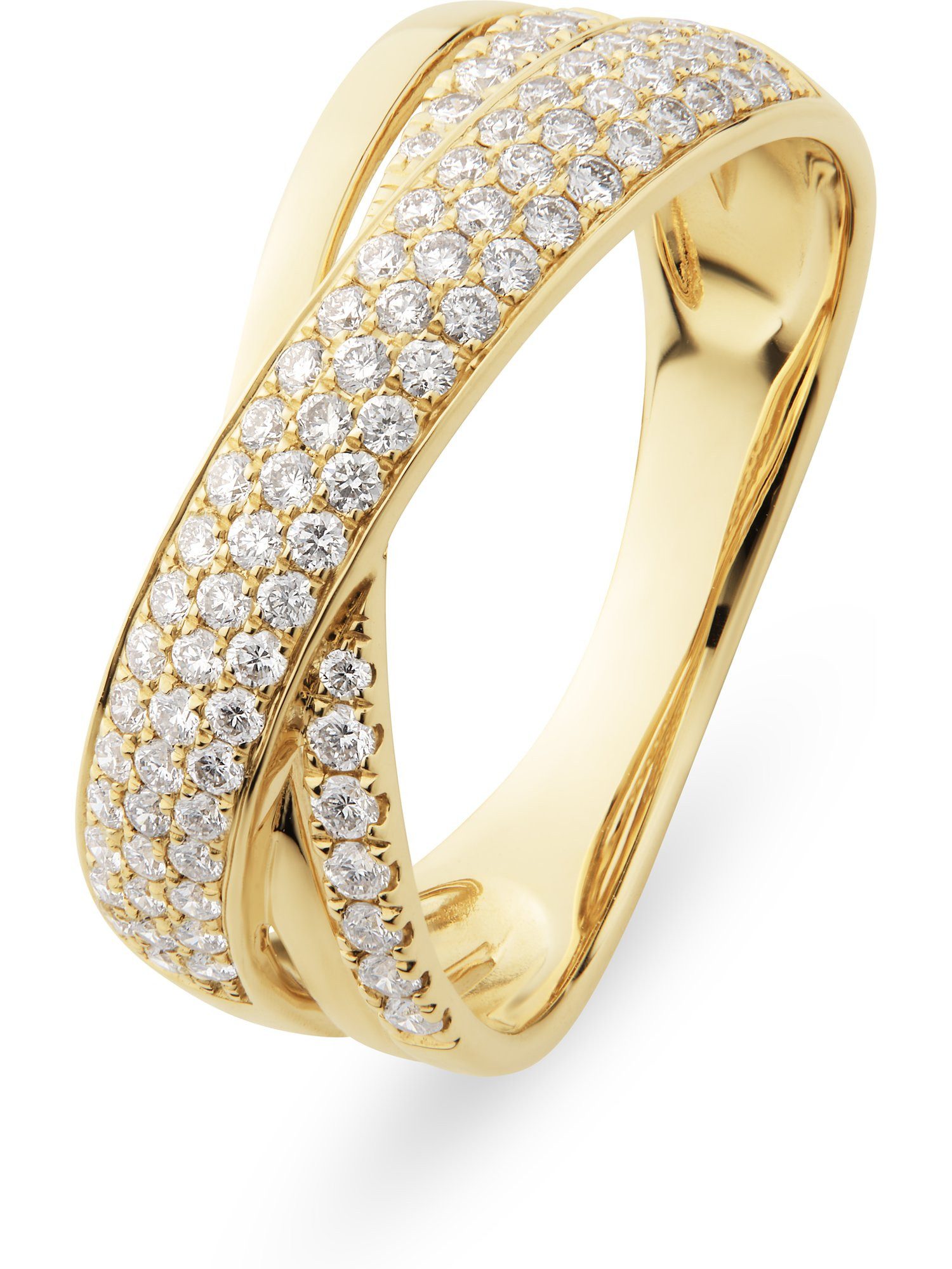 CHRIST Diamantring CHRIST Damen-Damenring 2 Diamant
