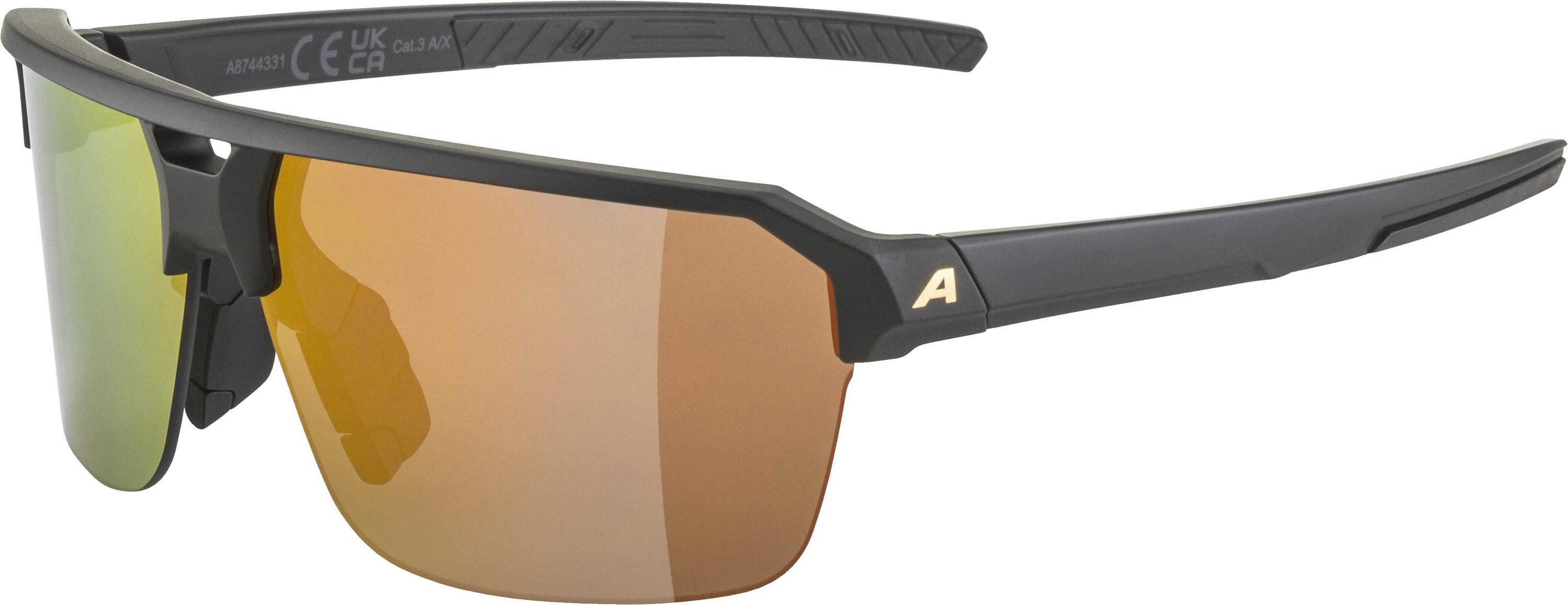Alpina Sports Sportbrille SWIFT HR BLACK-GOLD MATT