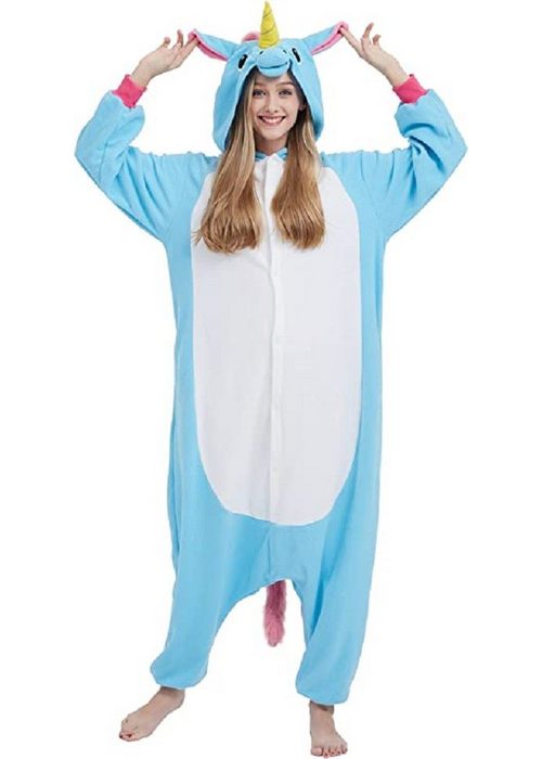 Diyarts Kostüm Adult Pyjama Cosplay Tier Nachtwäsche Kleid Overall Animal Sleepwear