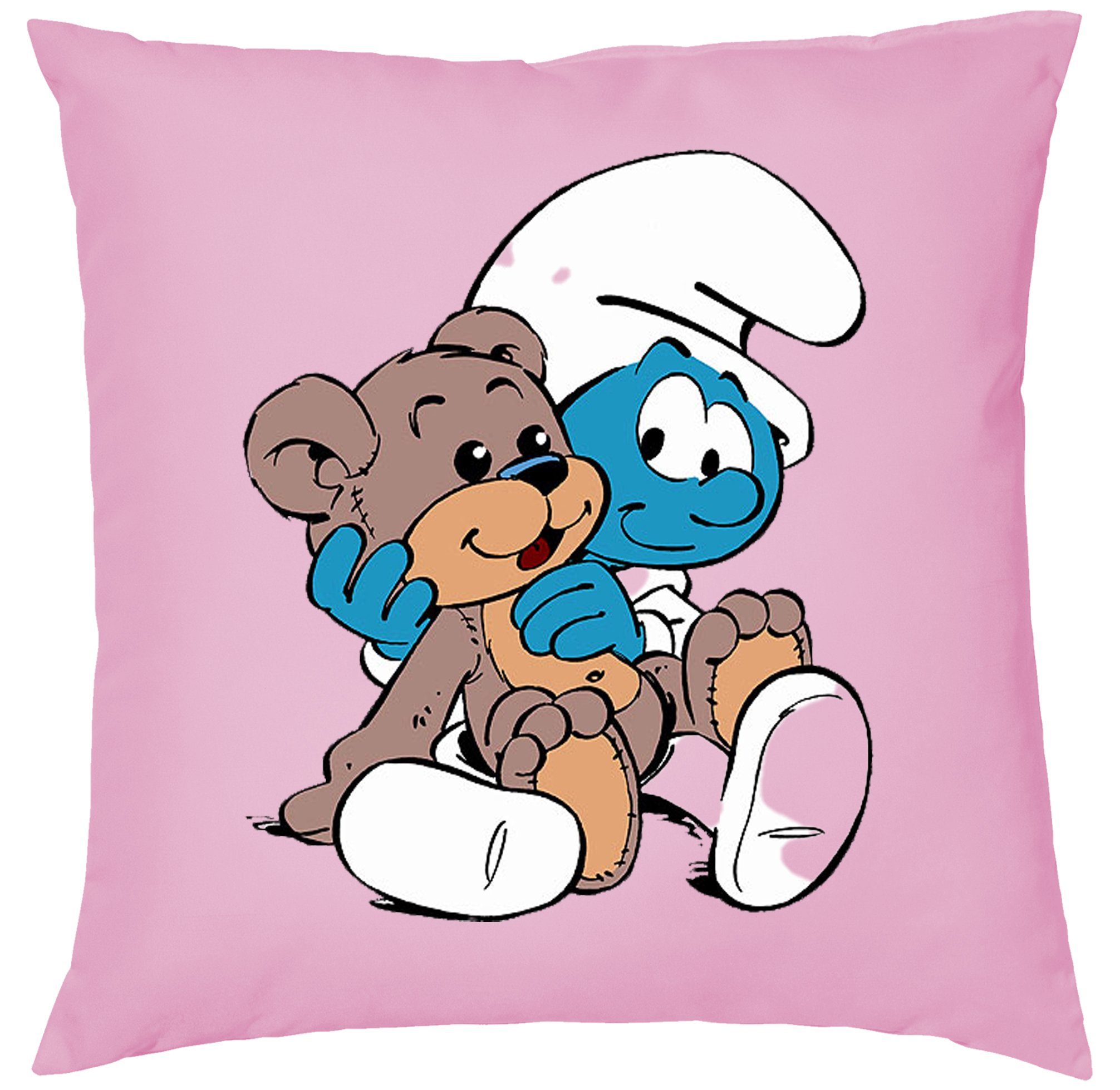 Blondie & Brownie Dekokissen Baby Schlumpf Schlumpfine Papa Schlümpfe Kinde günstig online kaufen