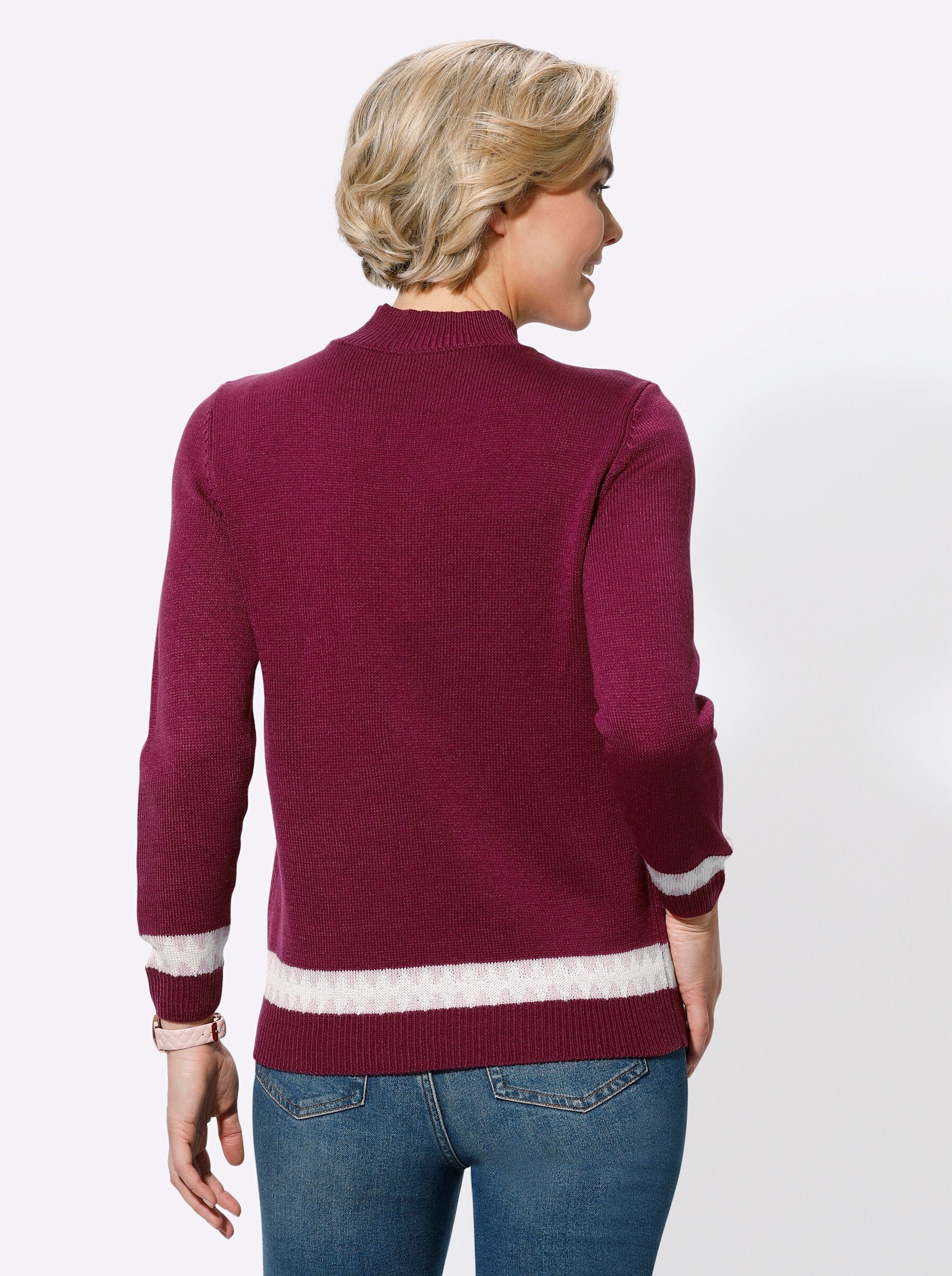 Witt Strickpullover Stehkragenpullover günstig online kaufen