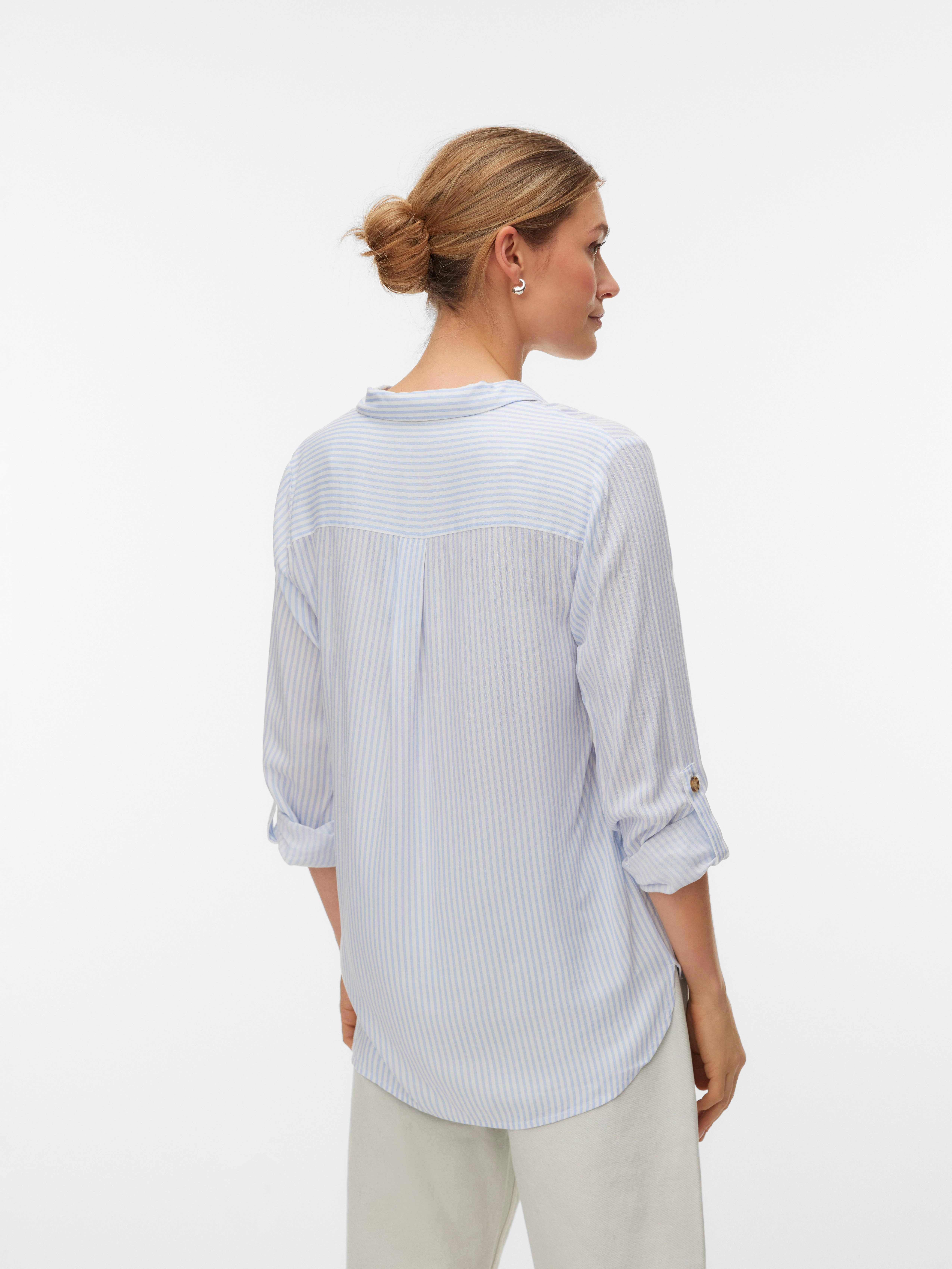Vero Moda Hemdbluse VMBUMPY L/S SHIRT NEW WVN GA NOOS Viskose, regular fit günstig online kaufen