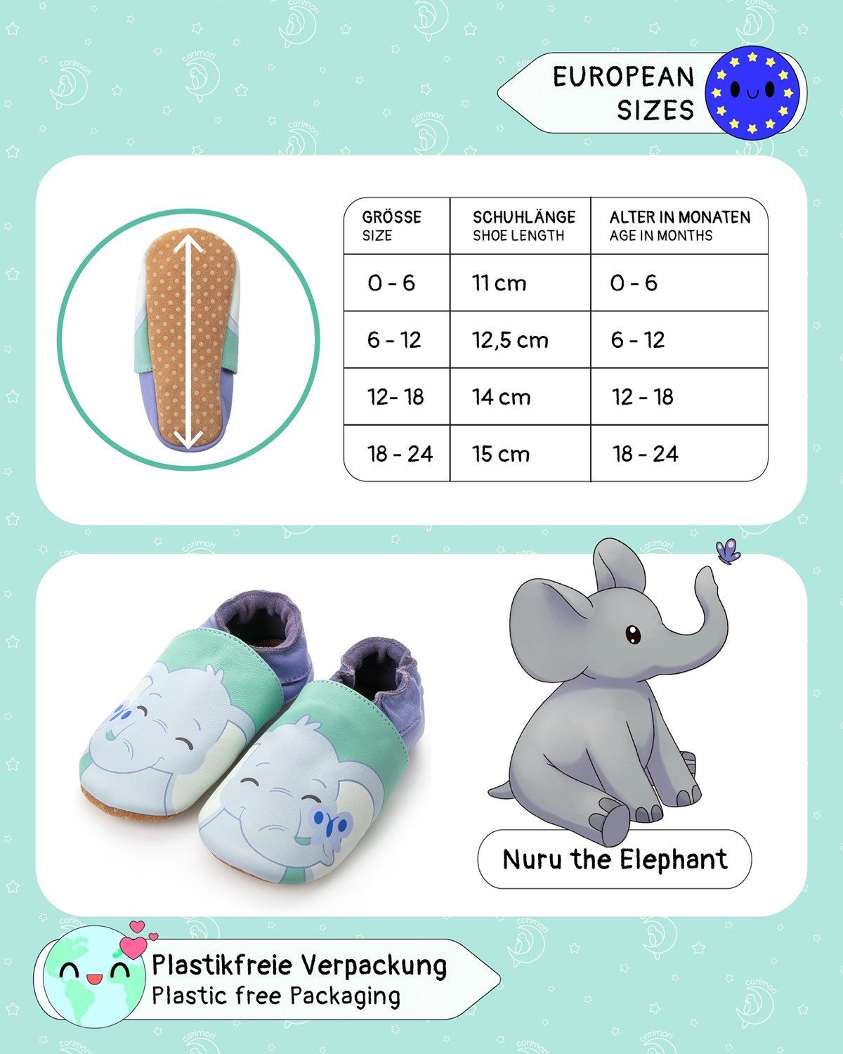 Baby Lauflernschuhe – Rutschfeste Hausschuhe Für Jungen & Mädchen