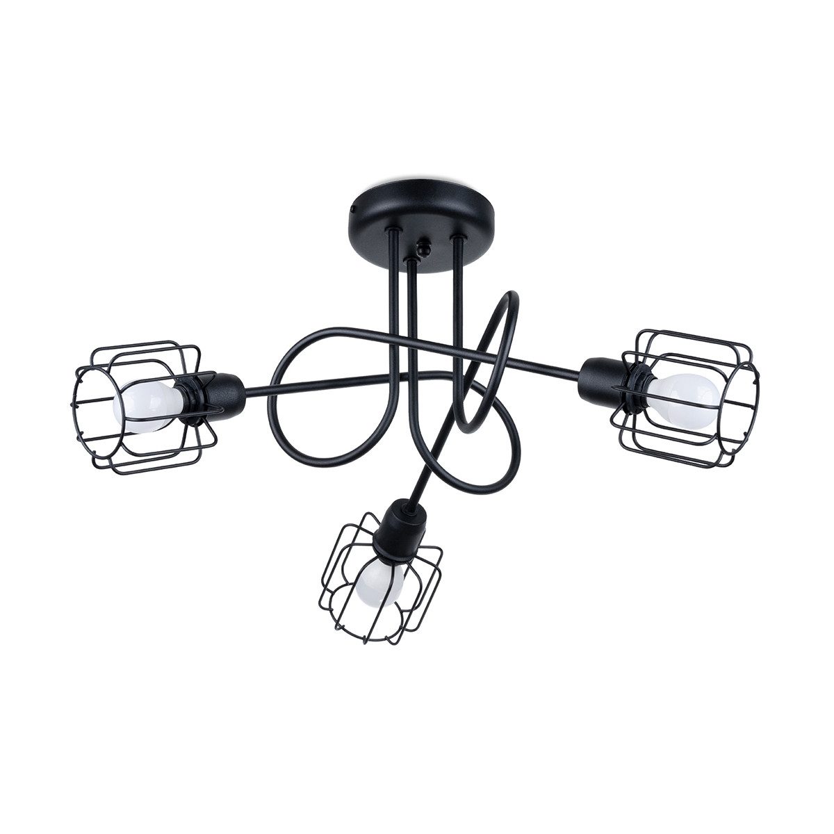 Kronleuchter Kronleuchter Beluci 3S Schwarz