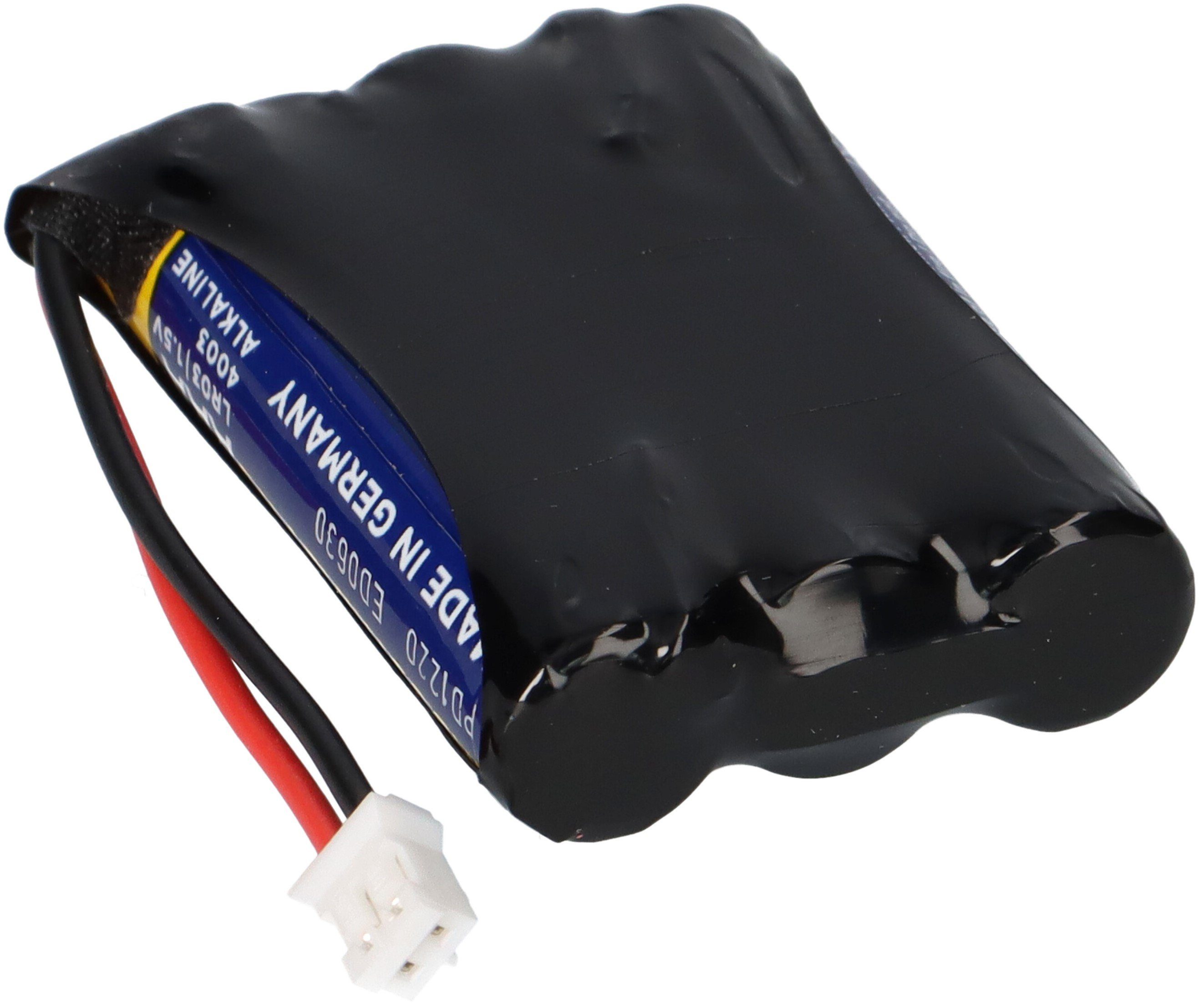 Akkuman Batteriepack kompatibel Safe-O-Tronic 38400200 4,5V Micro AAA ...