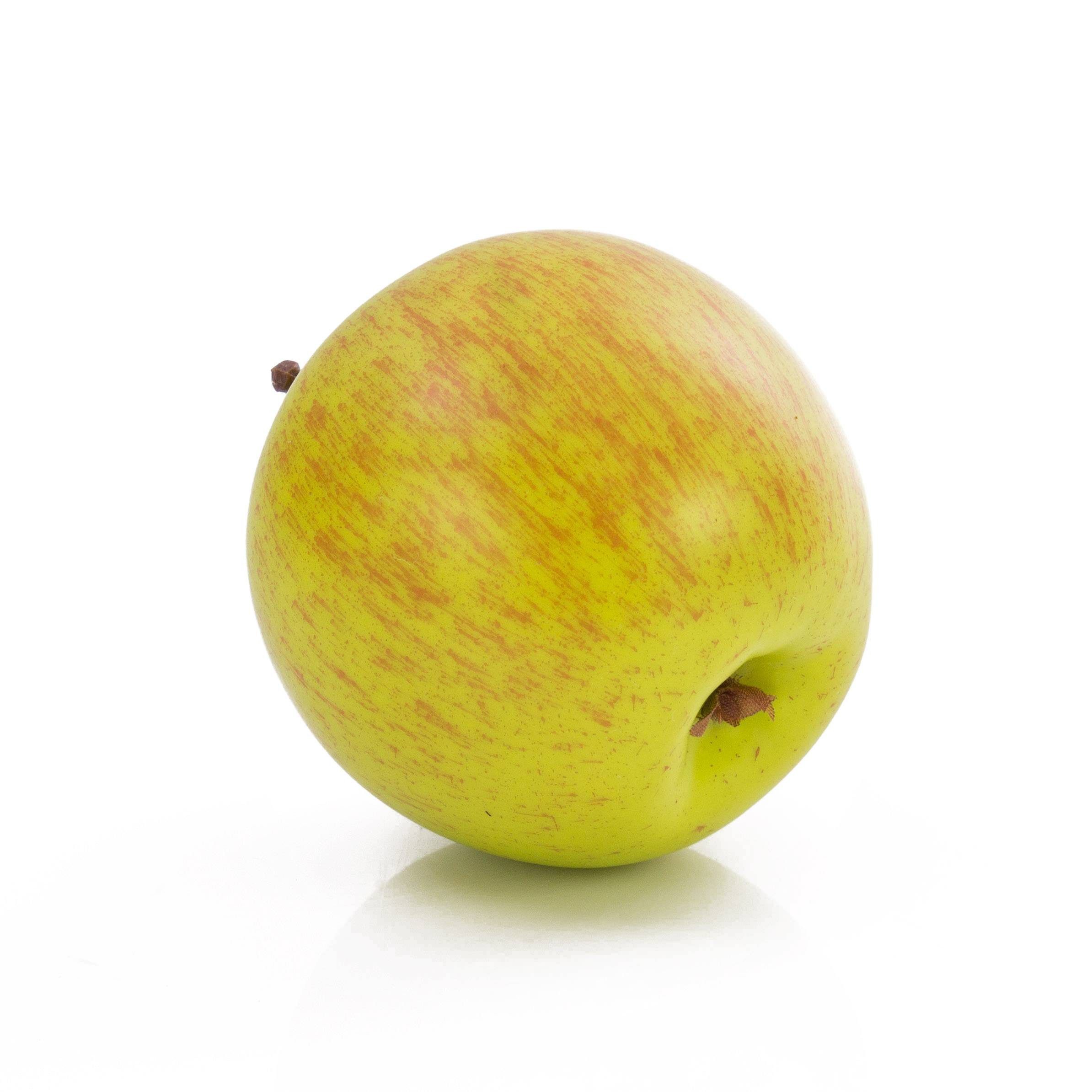 Kunstpflanze Deko Apfel, grün-rot, Ø 8cm - Dekoobst Apfel, artplants