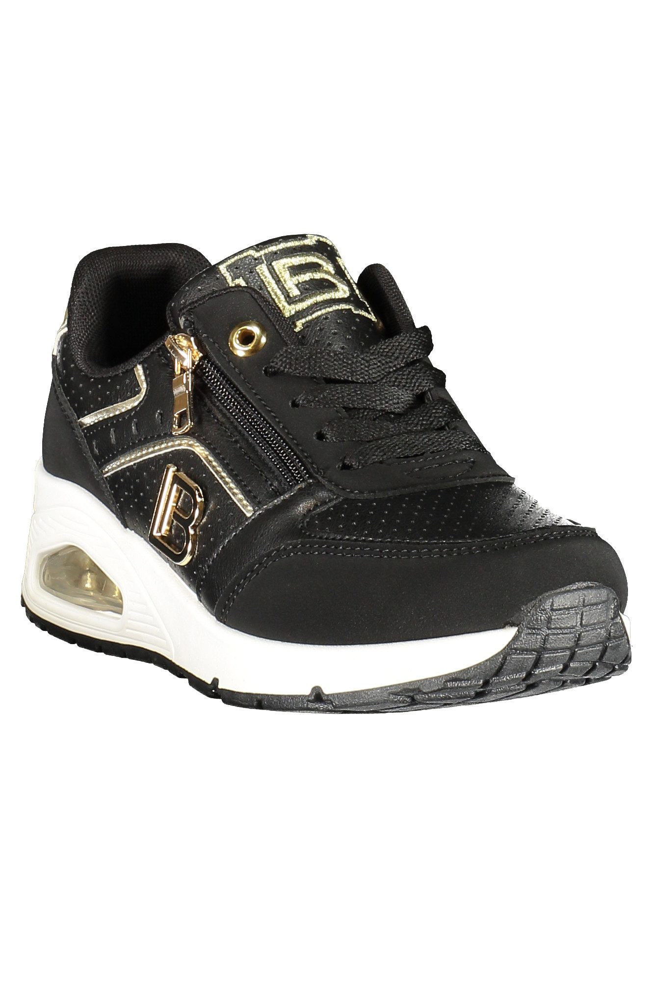 Laura Biagiotti Sneaker Eleganter schwarzer Damensportschuh mit