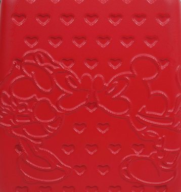 Sarcia.eu Reisetasche Mickey und Minnie Mouse Disney Reisekoffer, rot 37x30x17cm