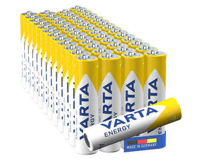 VARTA Longlife AAA Batterie, LR03 (1,5 V, 50 St), Made in Germany, 1.5V, 10 Jahre Lagerfähigkeit