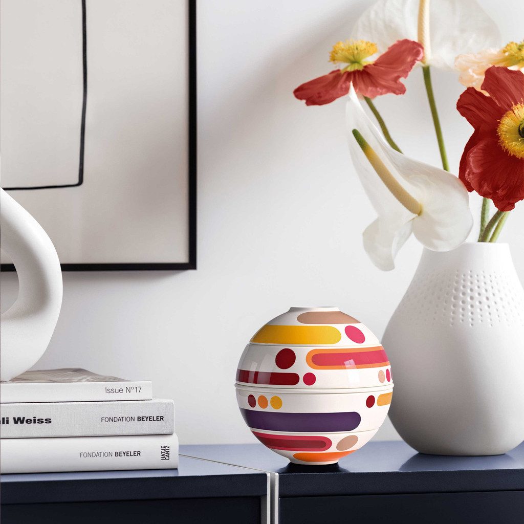 Villeroy & Boch Servier-Set Iconic LaPetiteBoule, Porzellan, (Set, 5-tlg), Premium Porcelain, mikrow.- & spülm.sicher, Made in Germany